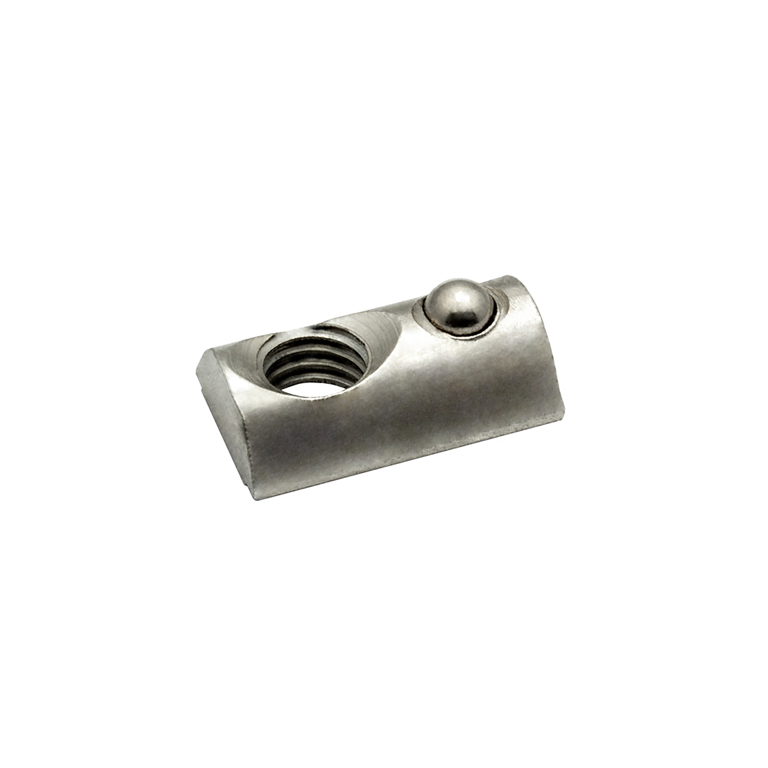 Edelstahl Nutenstein mit Federkugel und Steg M8 Nut 8 für Aluprofil 40-er - 100 Stück Edelstahl Nutenstein mit Federkugel und Steg M8 Nut 8 für Aluprofil 40-er - 100 Stück