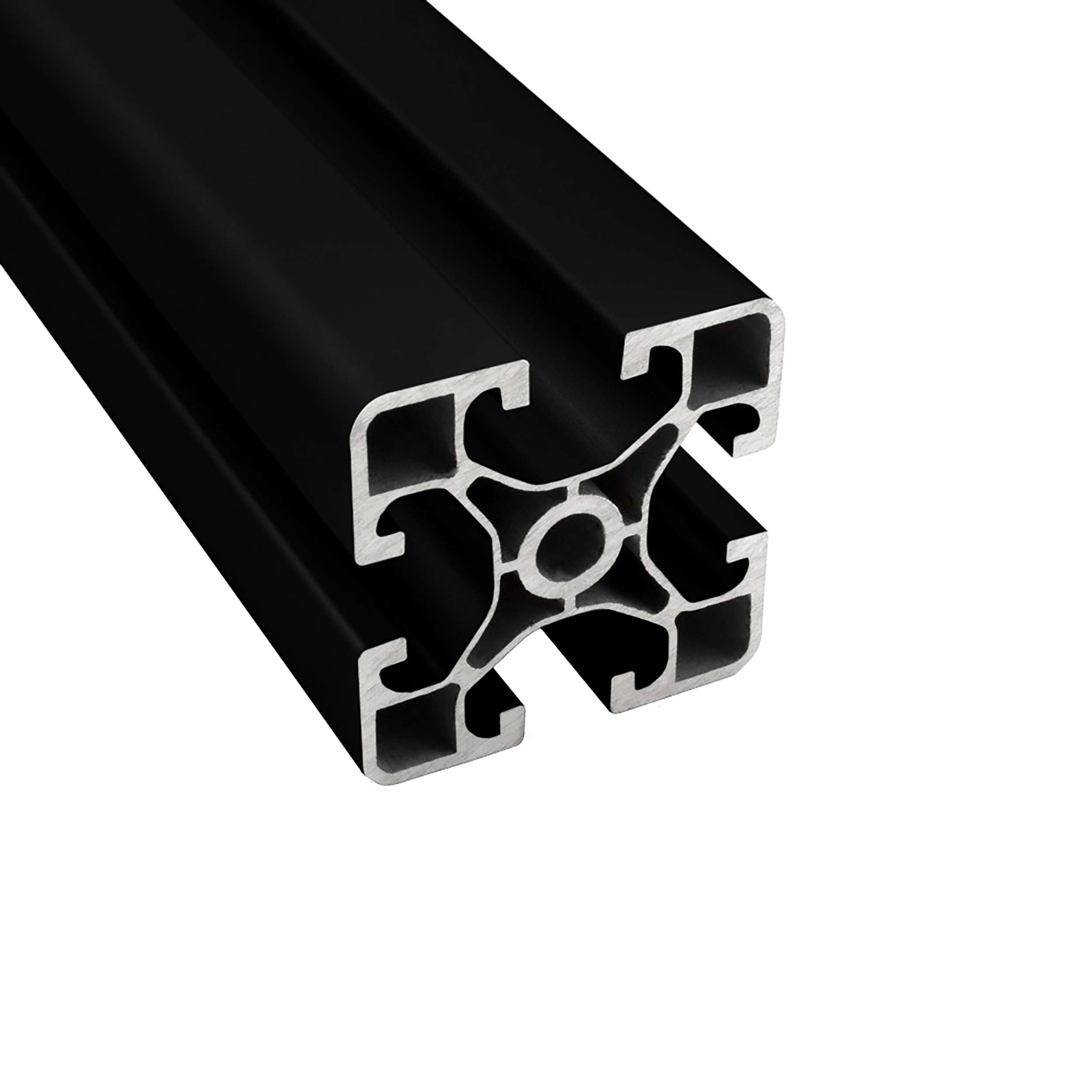 ALU Profil Aluprofil 40x40mm light Nut 8 Aluminium Systemprofil Typ I 100-2000mm schwarz Alu Profil 12 Stück 40x40mm light 2m System-, Montage-, Konstruktionsprofil Nut 8 schwarz