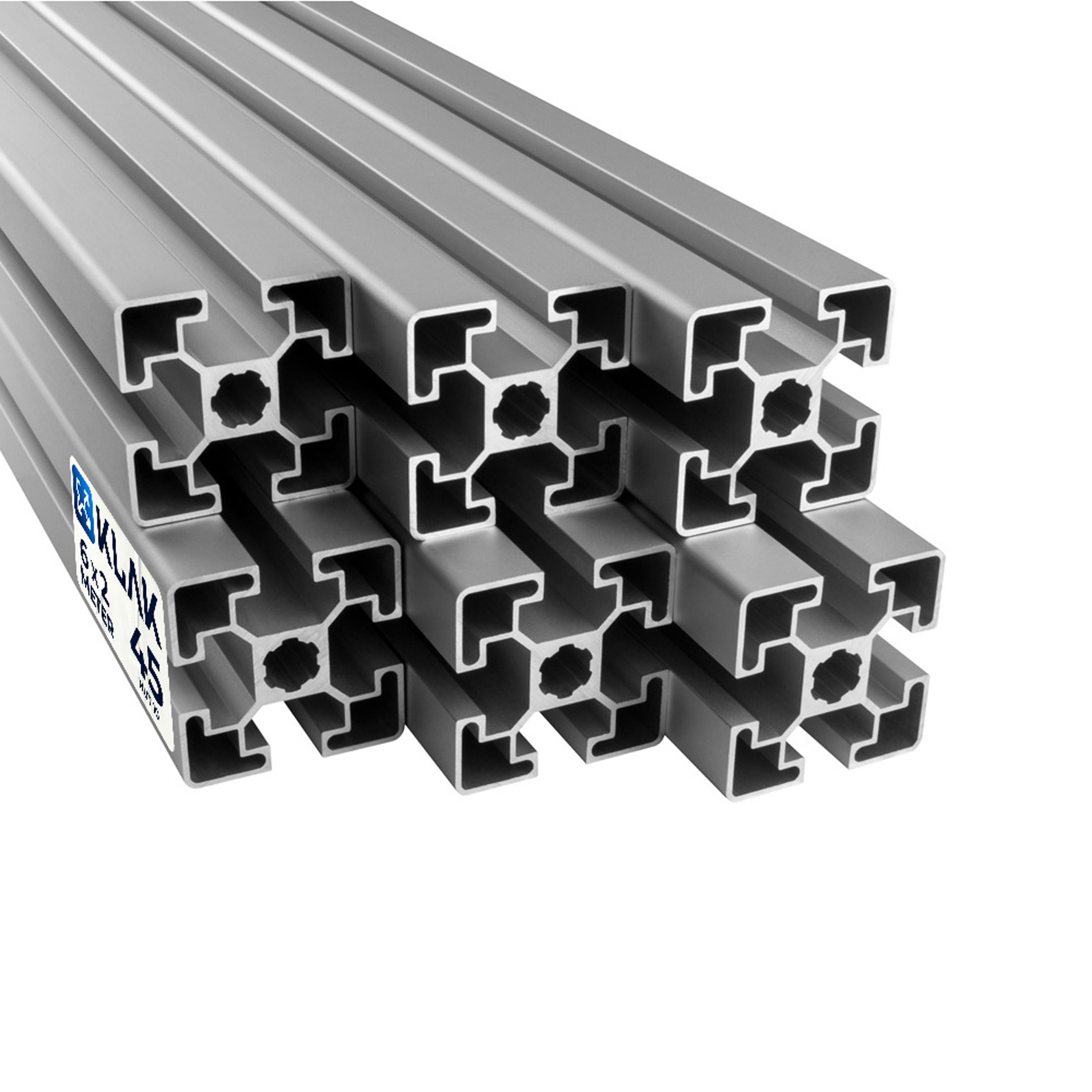 Alu Profil 6 Stück 45x45mm 2m System-, Montage-, Konstruktionsprofil Nut 10 Alu Profil 6 Stück 45x45mm 2m System-, Montage-, Konstruktionsprofil Nut 10