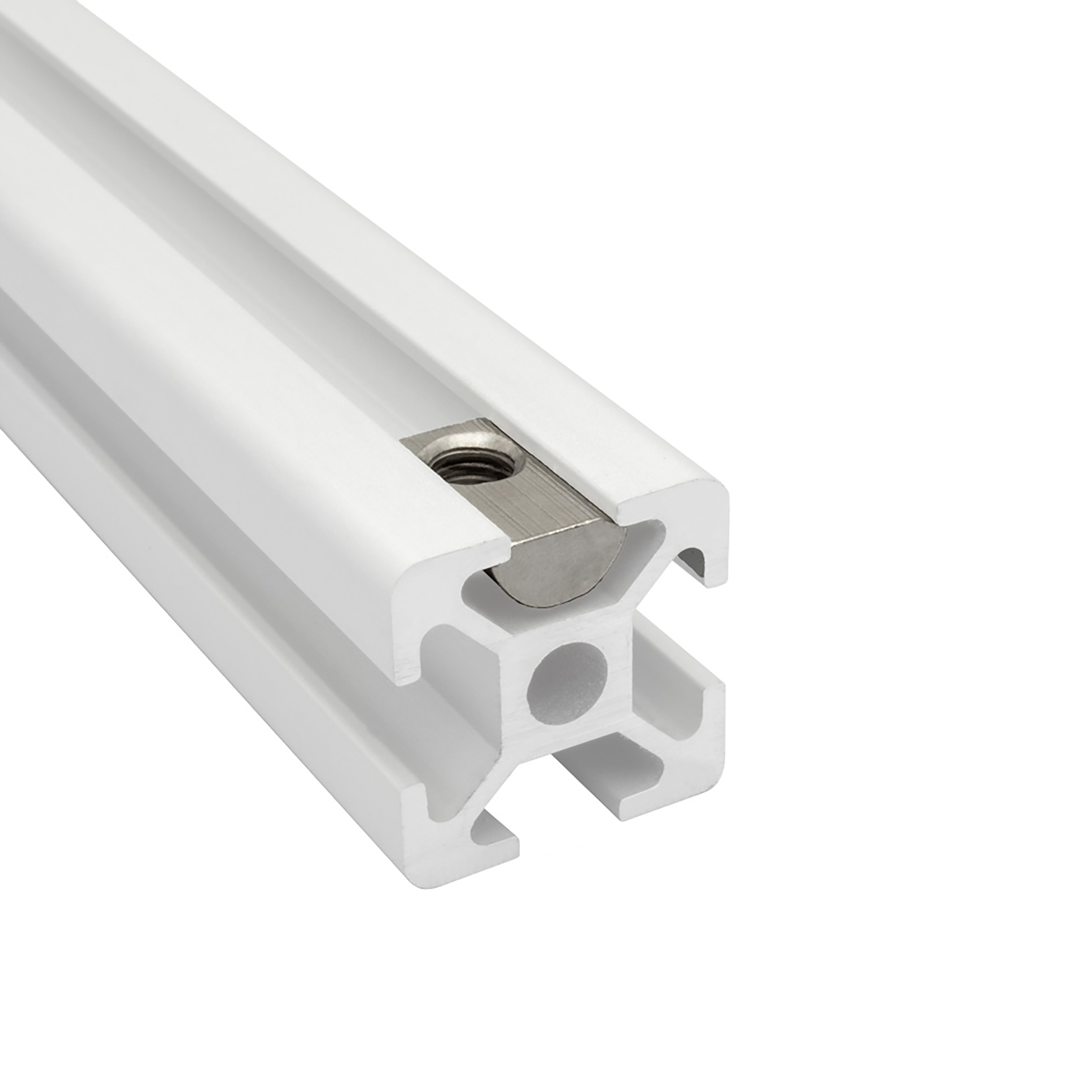 Nutenstein mit Federkugel und Steg M5 Nut 6 für Aluprofil 20-er Nutenstein mit Federkugel und Steg M4 Nut 6 für Aluprofil 20-er 1 Stück