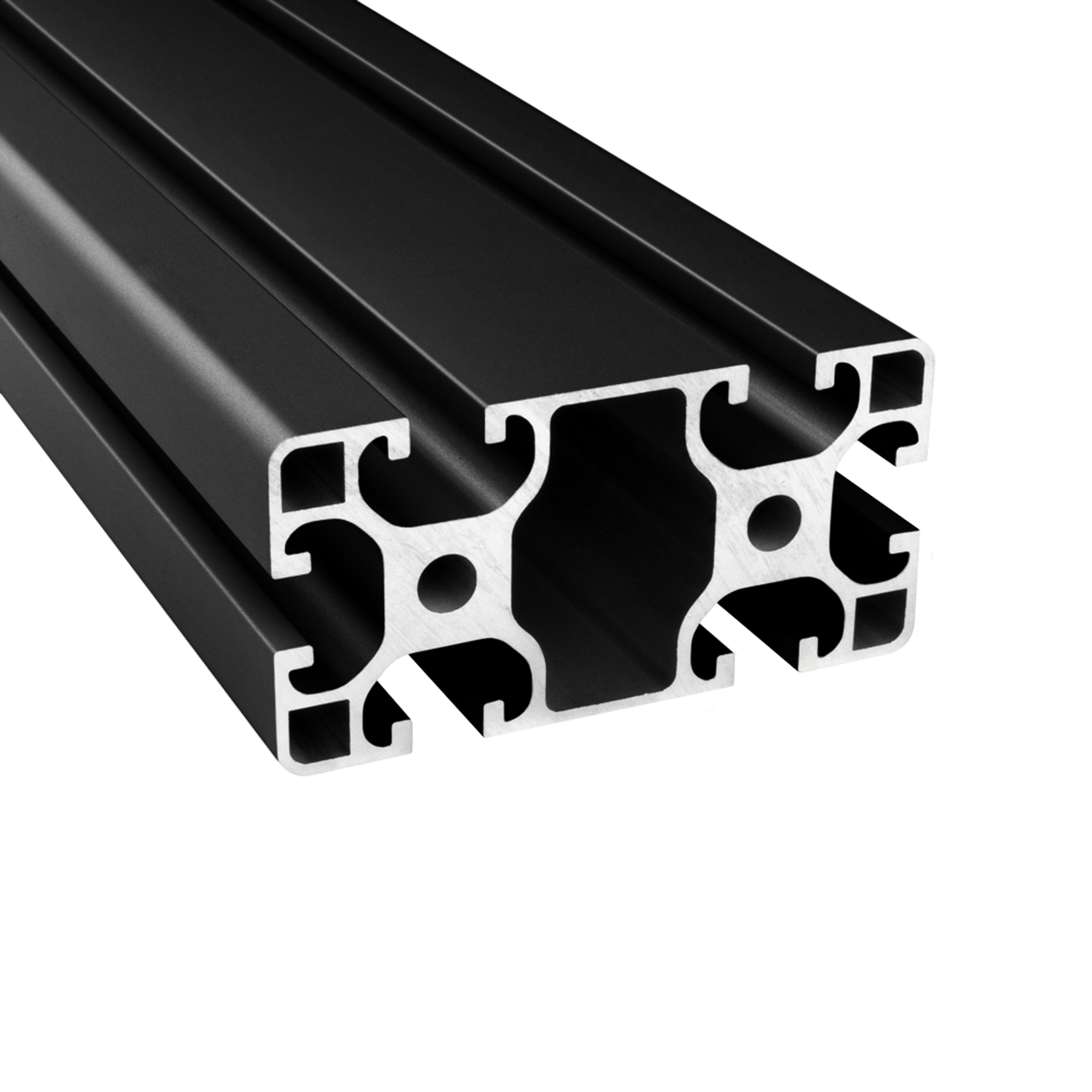 ALU Profil Aluprofil 40x80mm Nut 8 Aluminium Systemprofil Typ I 100mm-2000mm schwarz ALU Profil Aluprofil 40x80mm Nut 8 Aluminium Systemprofil Typ I schwarz 900mm