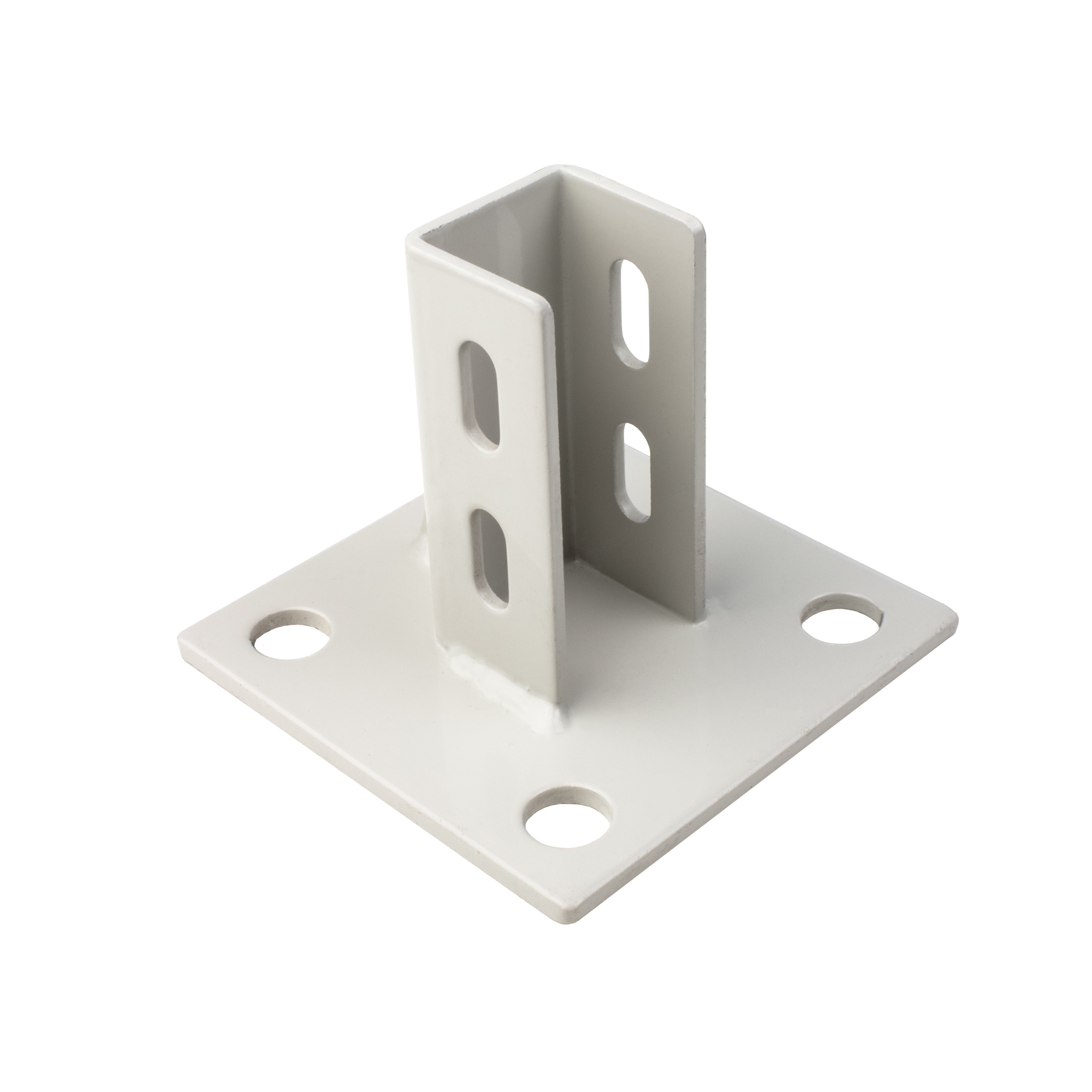 Pfostenkonsole Bodenmontage 30x30 Aluprofil inkl. Profil-Verschraubung - 1 Stück