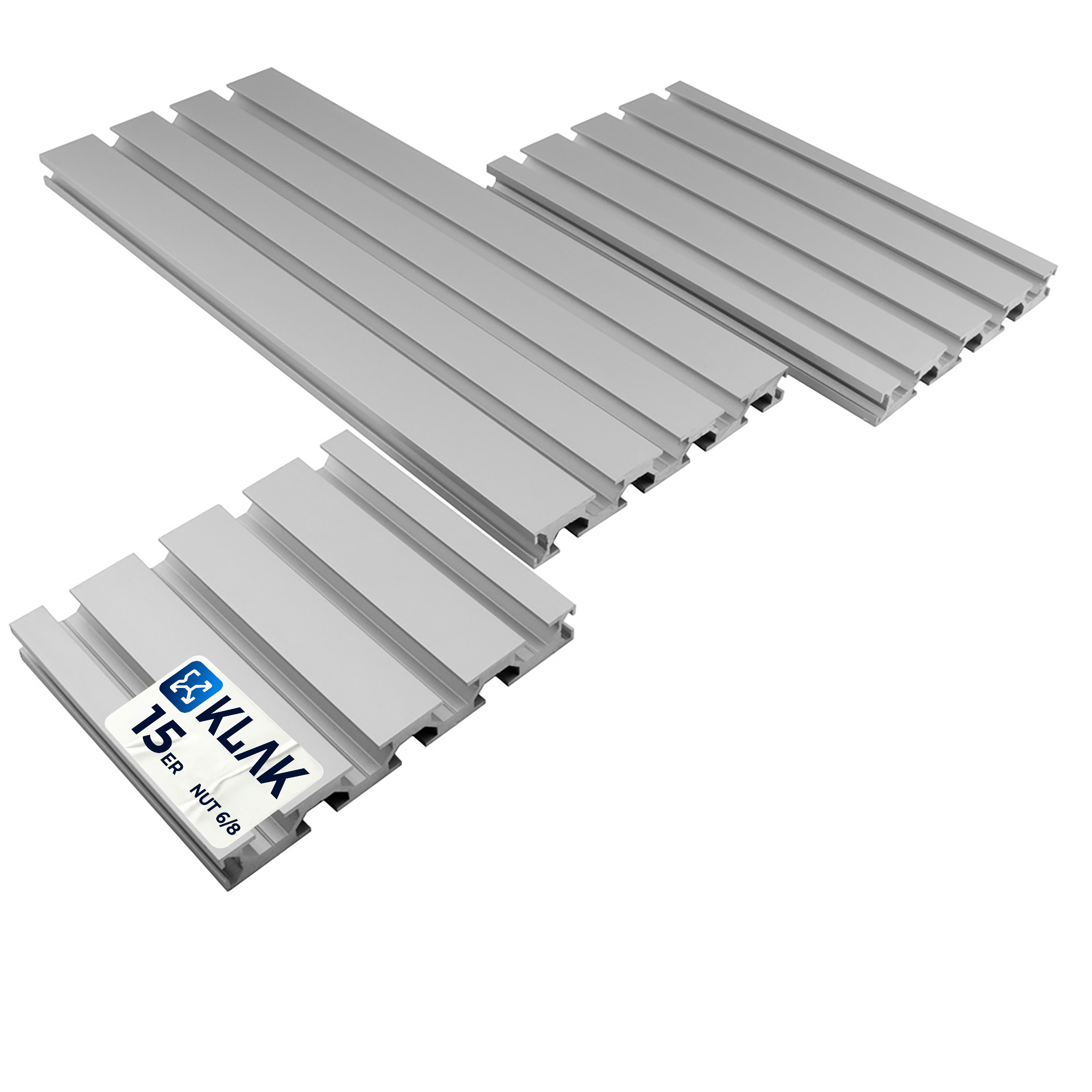 ALU Profil Aluprofil 15x120mm Nut 8 Aluminium Systemprofil Typ I 200cm 2000mm