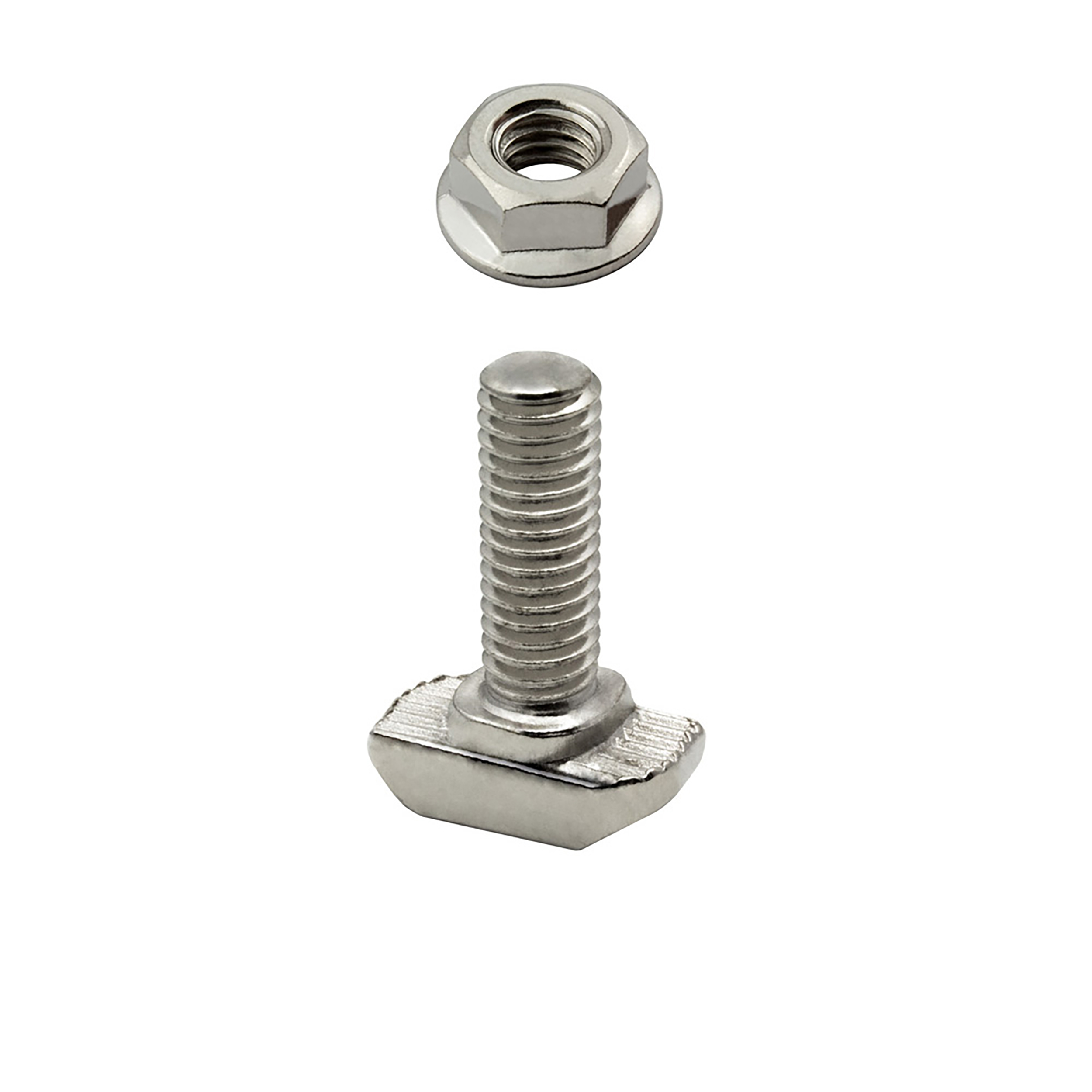 Hammerkopfschraube T-Schraube M6 20mm Nut 8 Aluprofil 30-er