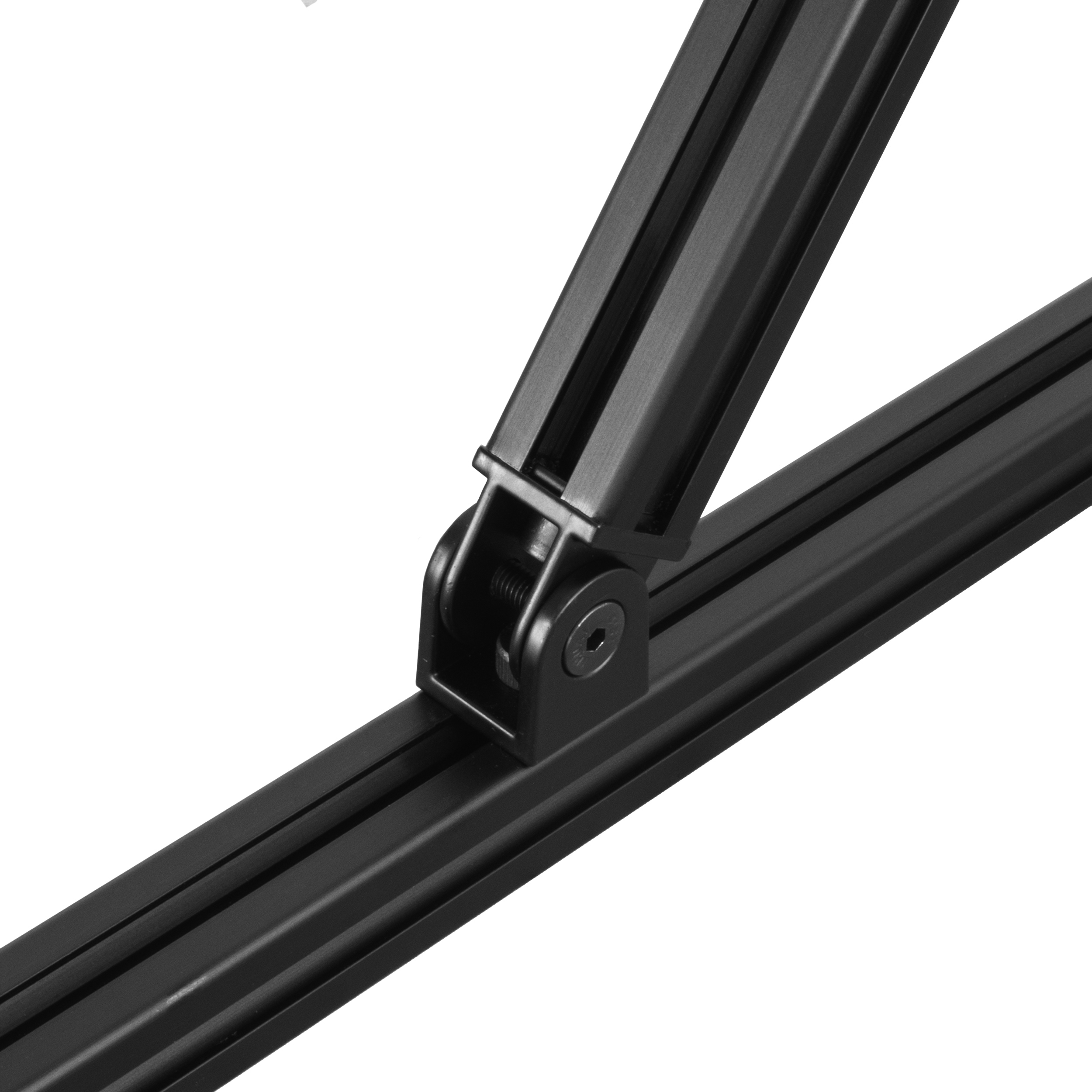 Gelenkverbinder Gelenk Winkelverbinder Nut 6 für Aluprofil 20-er schwarz - 4 Stück