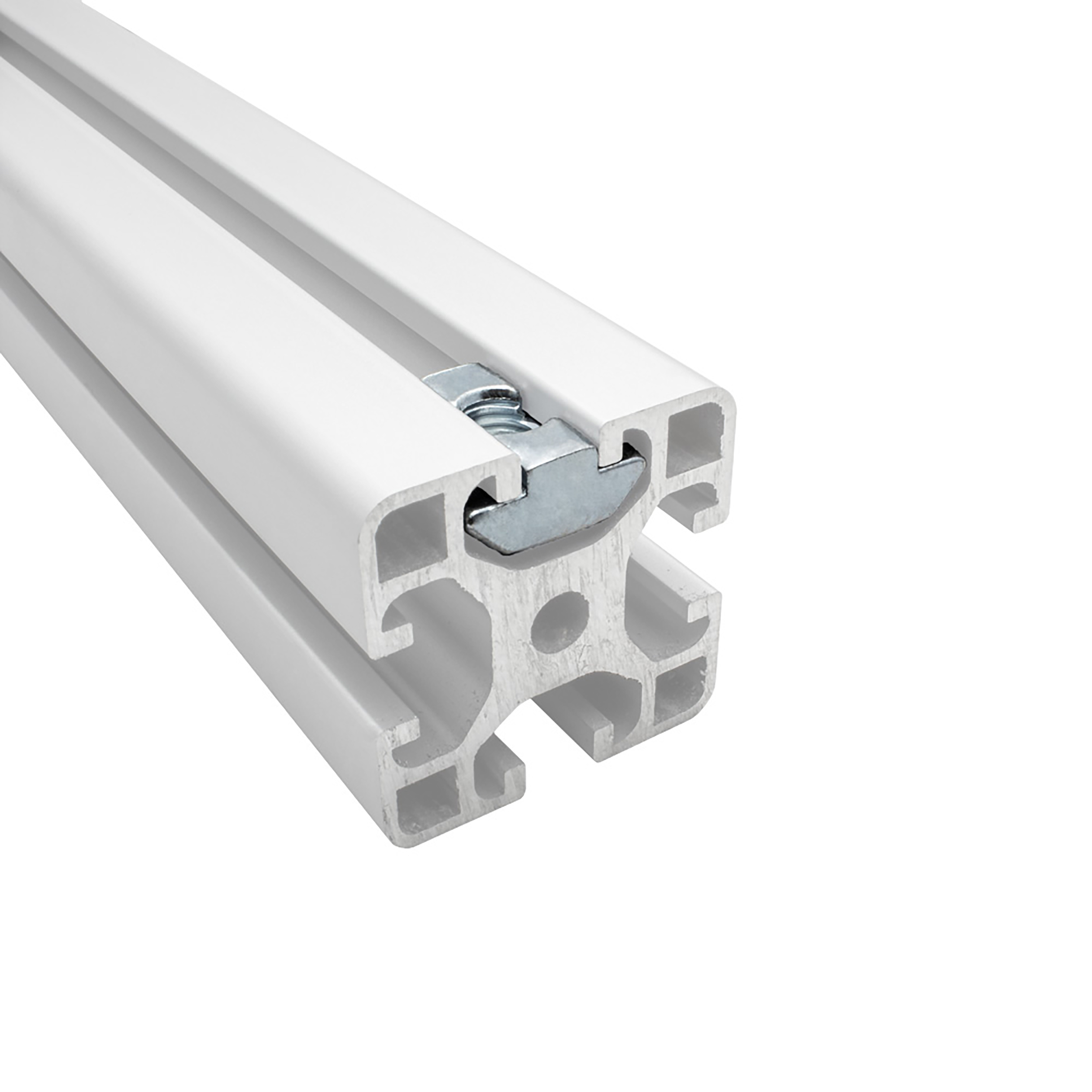 Edelstahl Nutenstein schwer Gleitmutter M8 Nut 8 für Aluprofil 40-er - 10 Stück