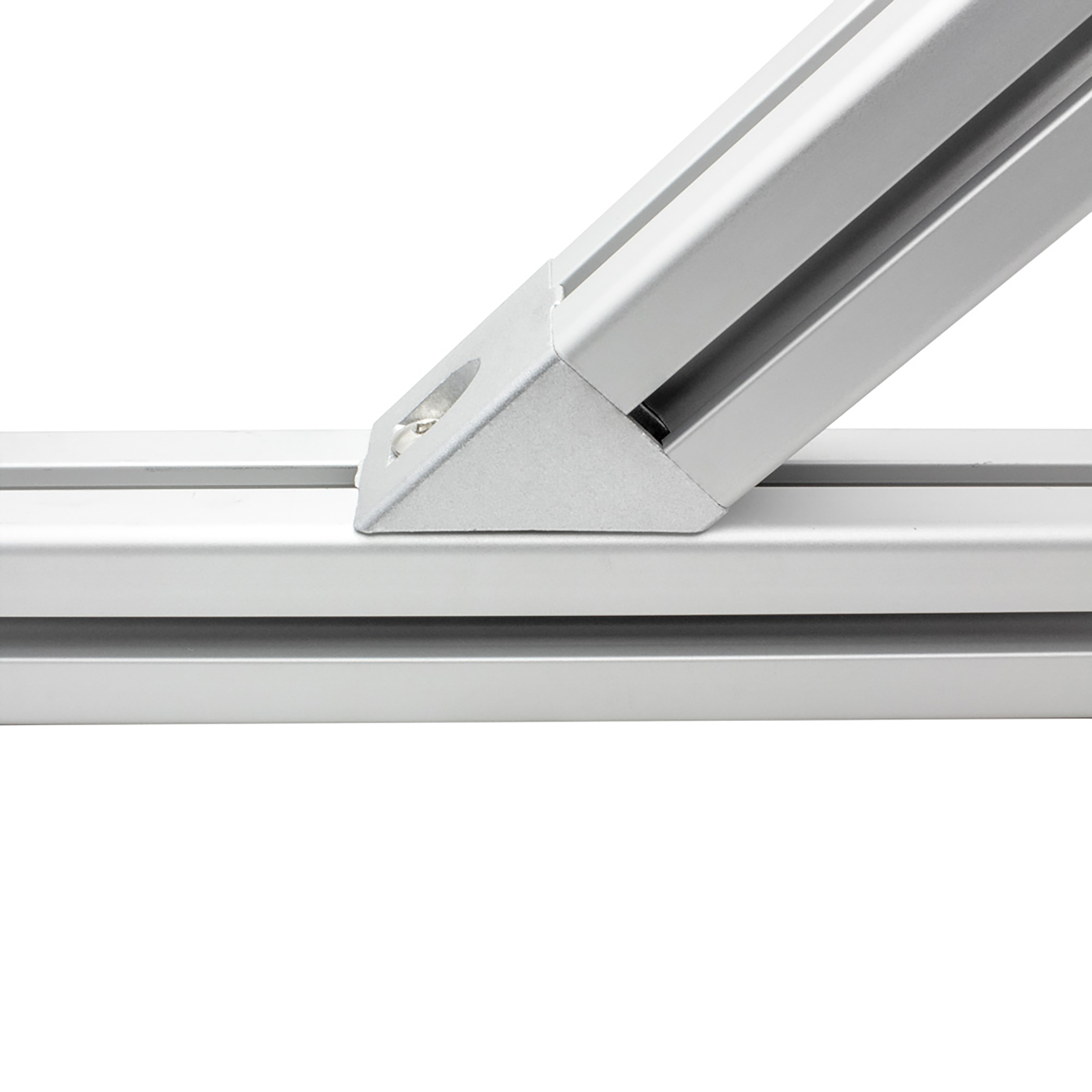 45 Grad Verbinder Stützverbinder Nut 8 für Aluprofil 40-er - 1 Stück