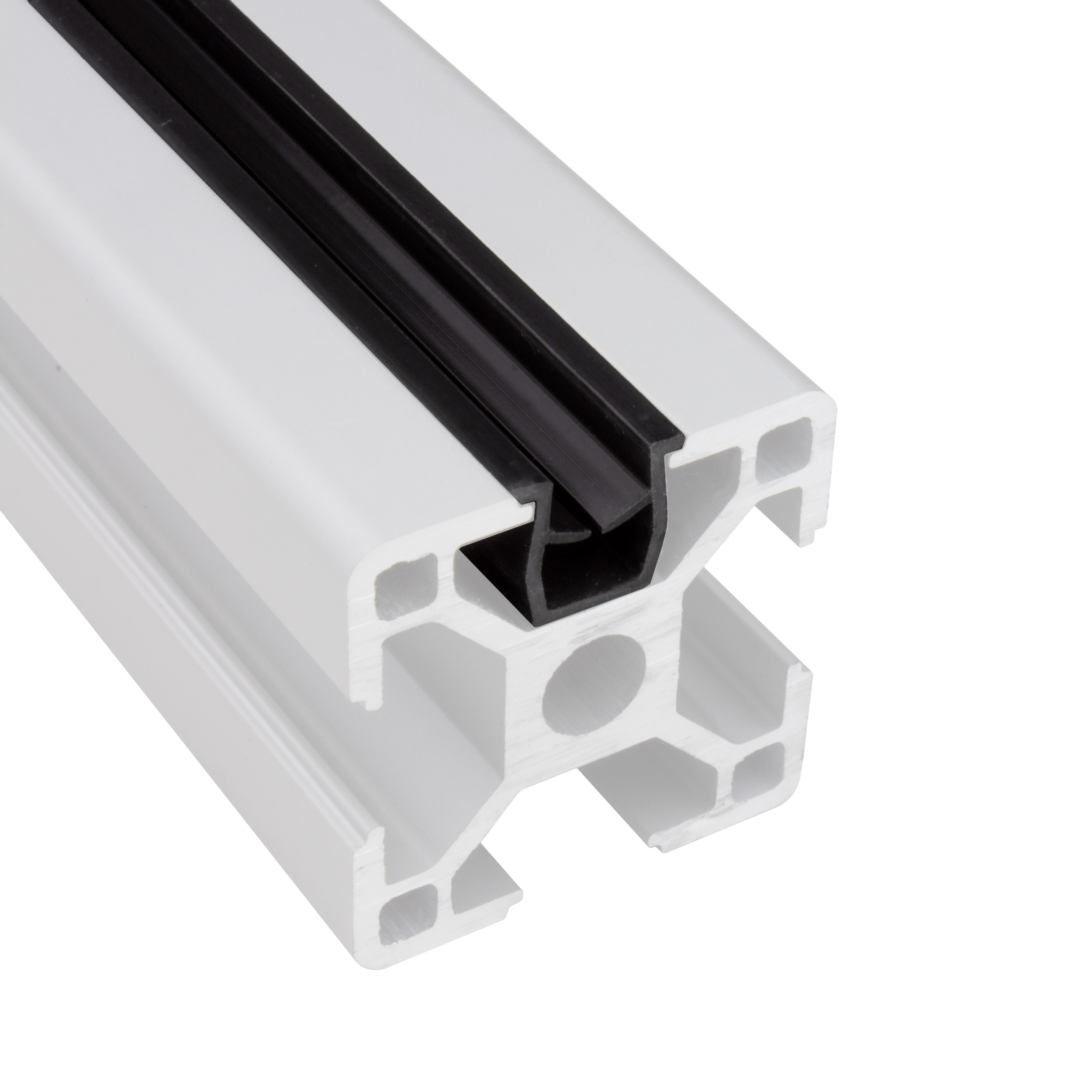 Einfassprofil mit Gummilippe für Alu-Profil Nut 8 - Typ-I - Typ-B - schwarz - 2m Einfassprofil mit Gummilippe für Nut 8 - Typ-I - Typ-B - schwarz - 2m 1 Stück