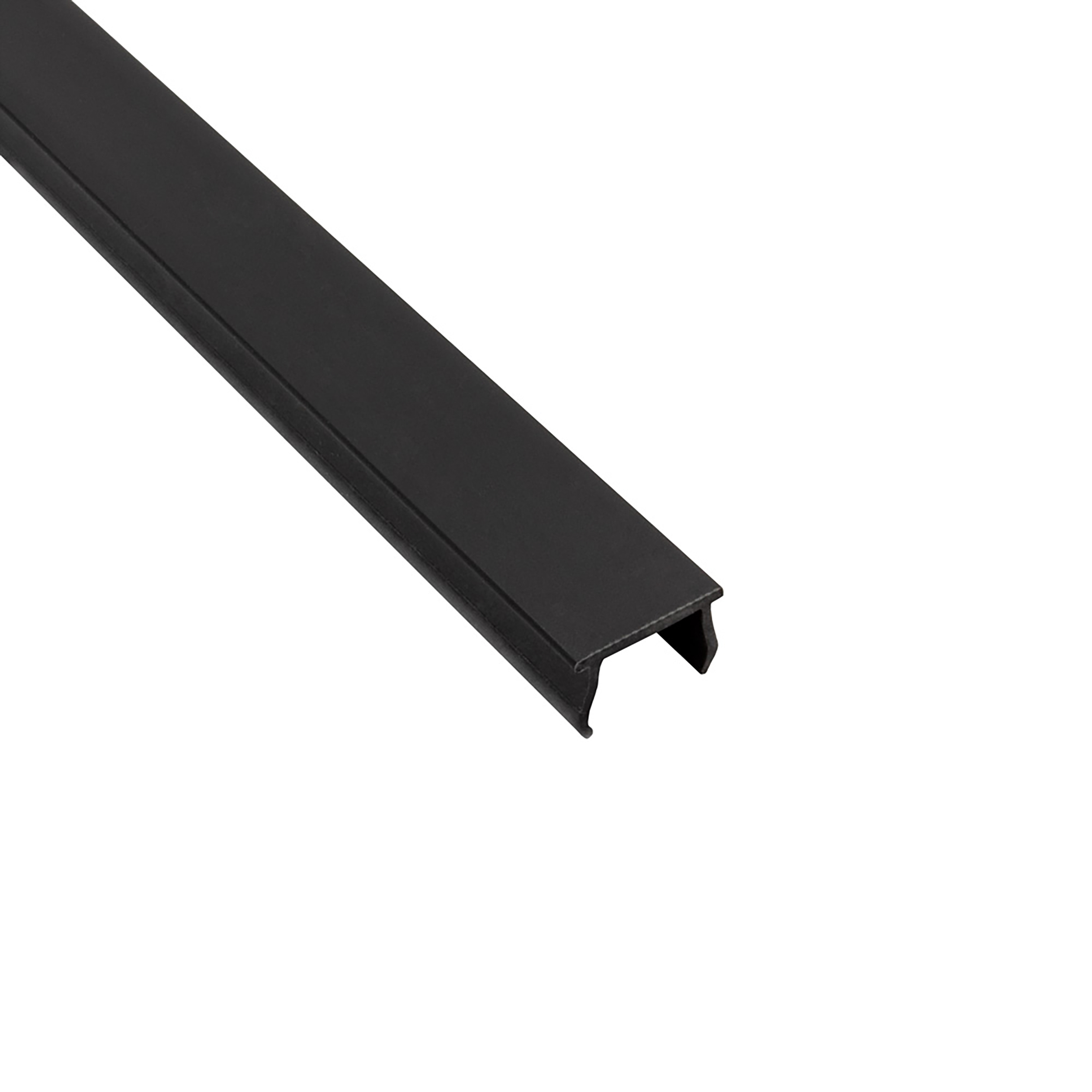 Abdeckungen für Alu-Profil Nut 8 - Typ-I - Typ-B - schwarz - 2m Abdeckungen für Alu-Profil Nut 8 - Typ-I - Typ-B - schwarz - 2m
