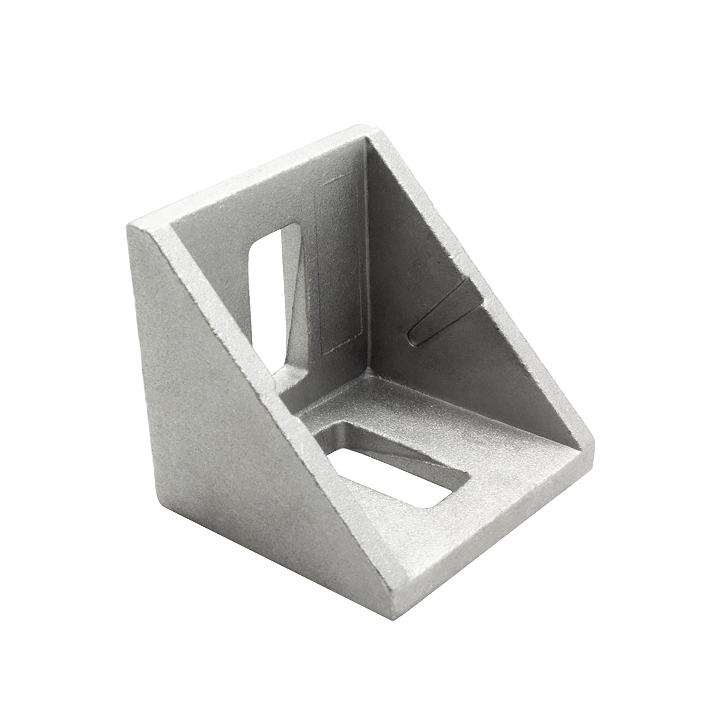 Befestigungswinkel ink. Schrauben und Nutensteine Nut 10 für Aluprofil 45-er 10 Stück + Abdeckkappen