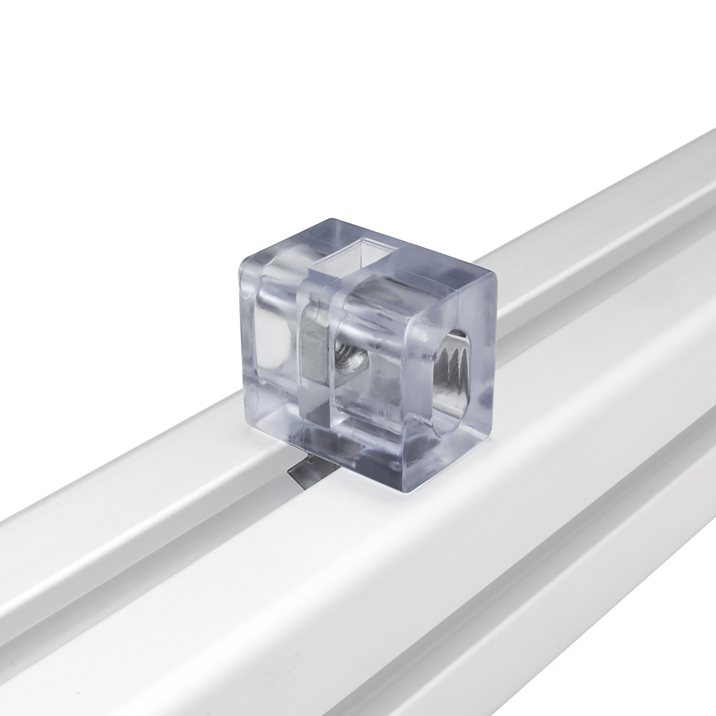 Verbindungsblock Uniblock Nut 8 Kunststoff M6 für Aluprofil 40-er 1 Stück