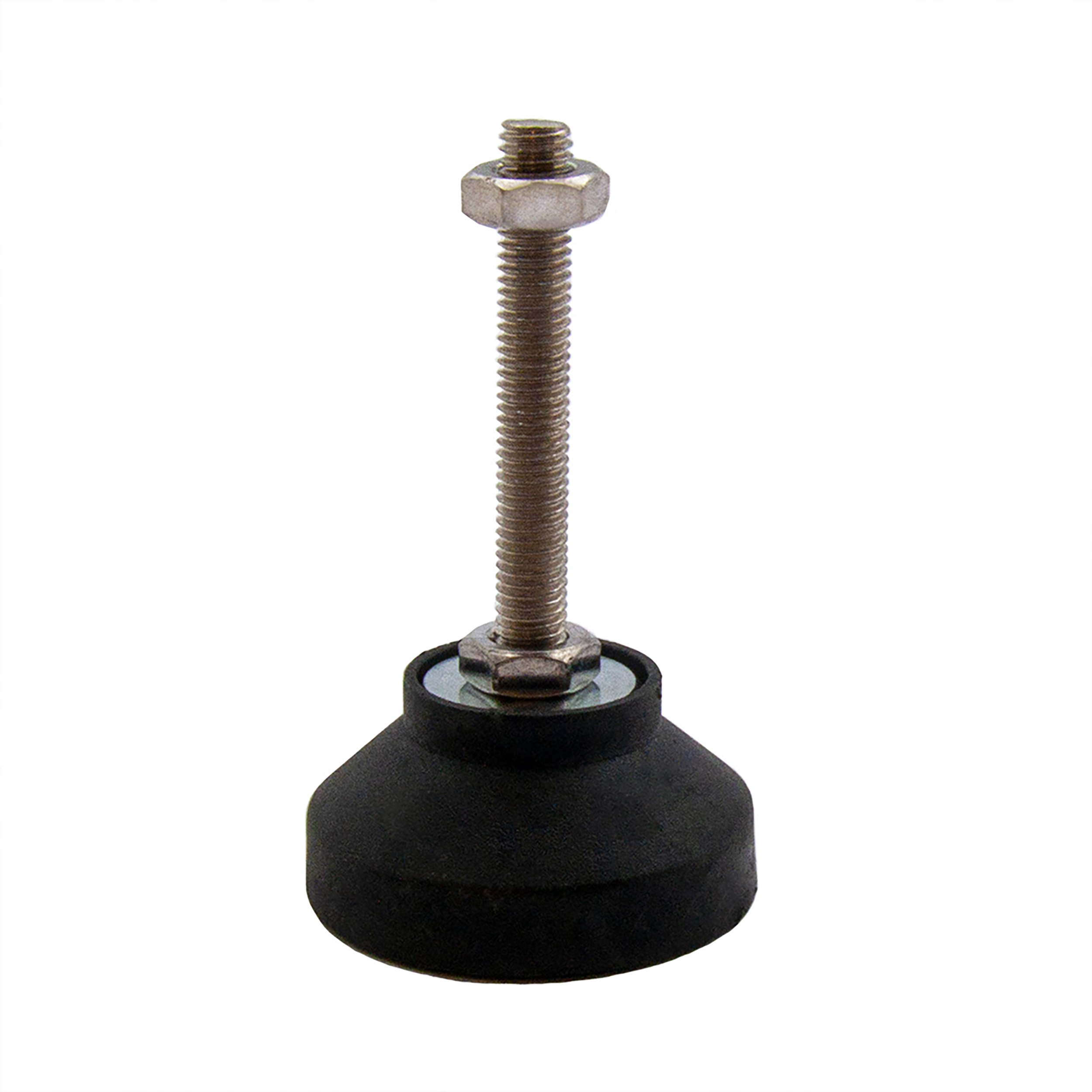 Stellfuss Kunststoff M8x50mm Teller 50mm für Aluprofil 30-er, 40-er - 1 Stück