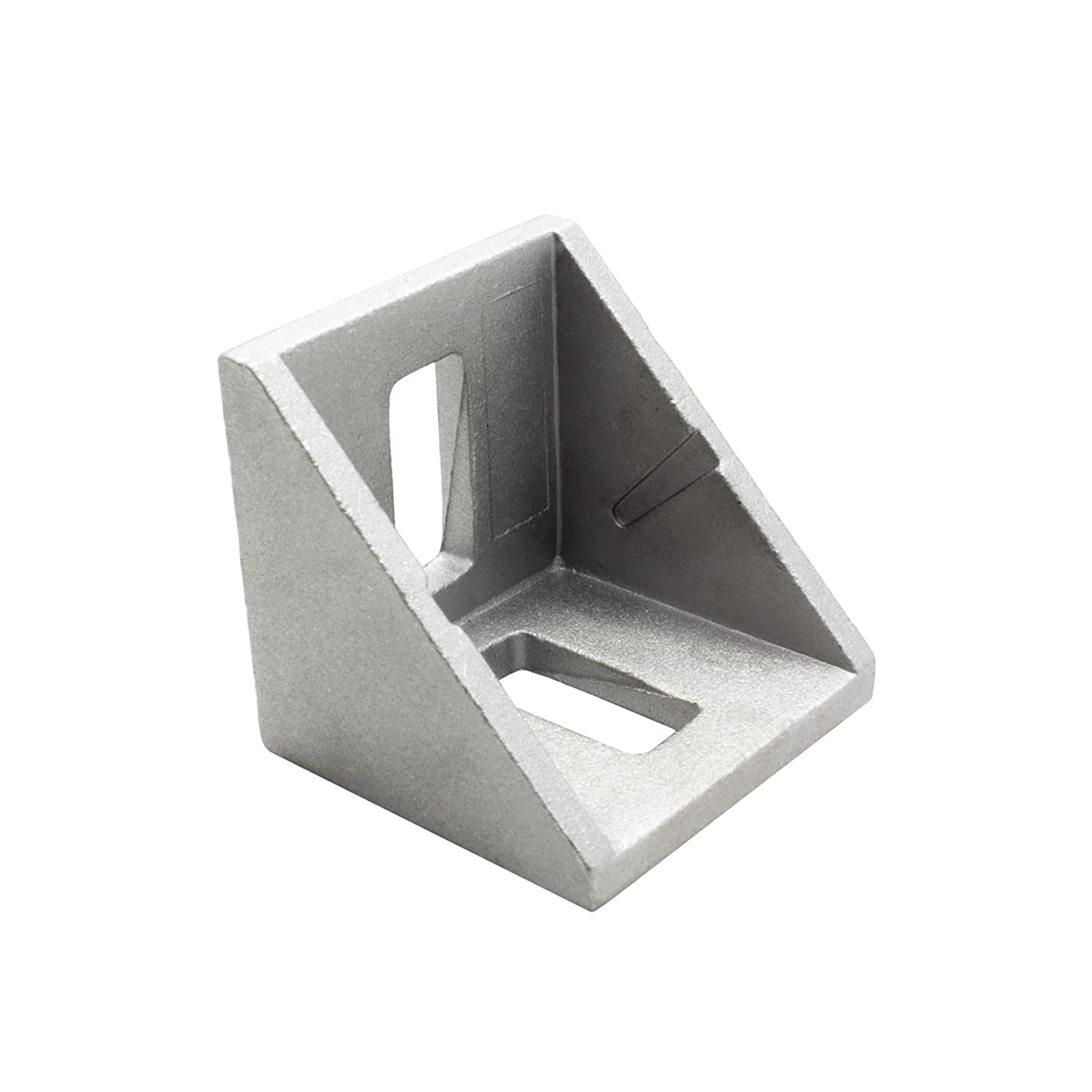 Befestigungswinkel ink. Schrauben und Nutensteine Nut 8 für Aluprofil 40-er 10 Stück + Abdeckkappen