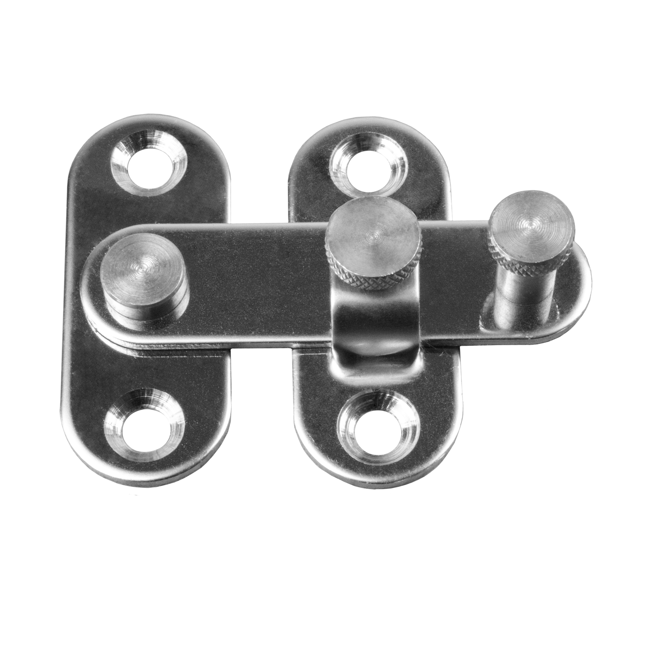 Türriegel Schwenkverriegelung Edelstahl Nut 8 für 30-er Profile - 1 Stück Türriegel Schwenkverriegelung Edelstahl Nut 8 für 30-er Profile - 1 Stück