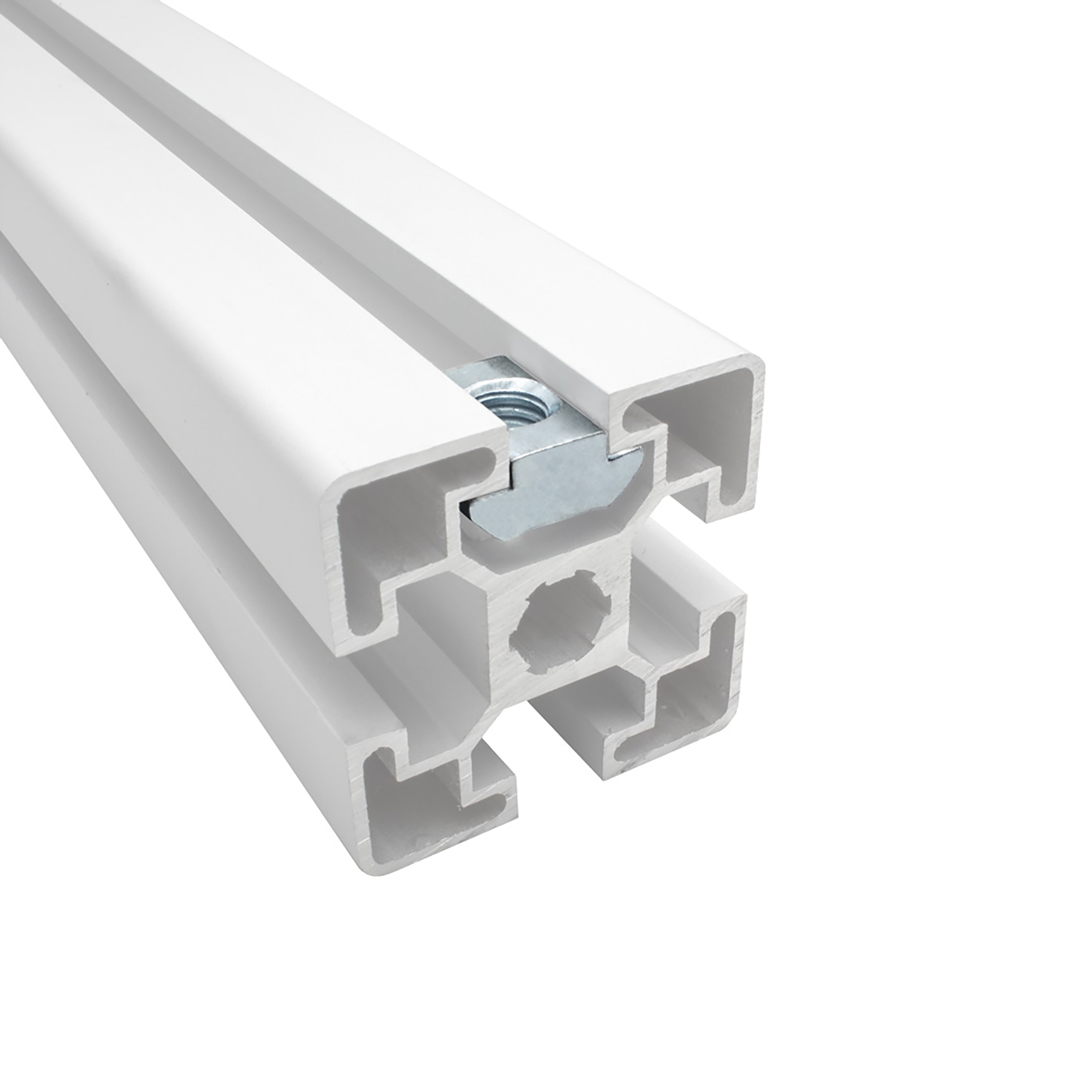 Edelstahl Nutenstein schwer Gleitmutter M6 Nut 10 für Aluprofil 45-er - 10 Stück