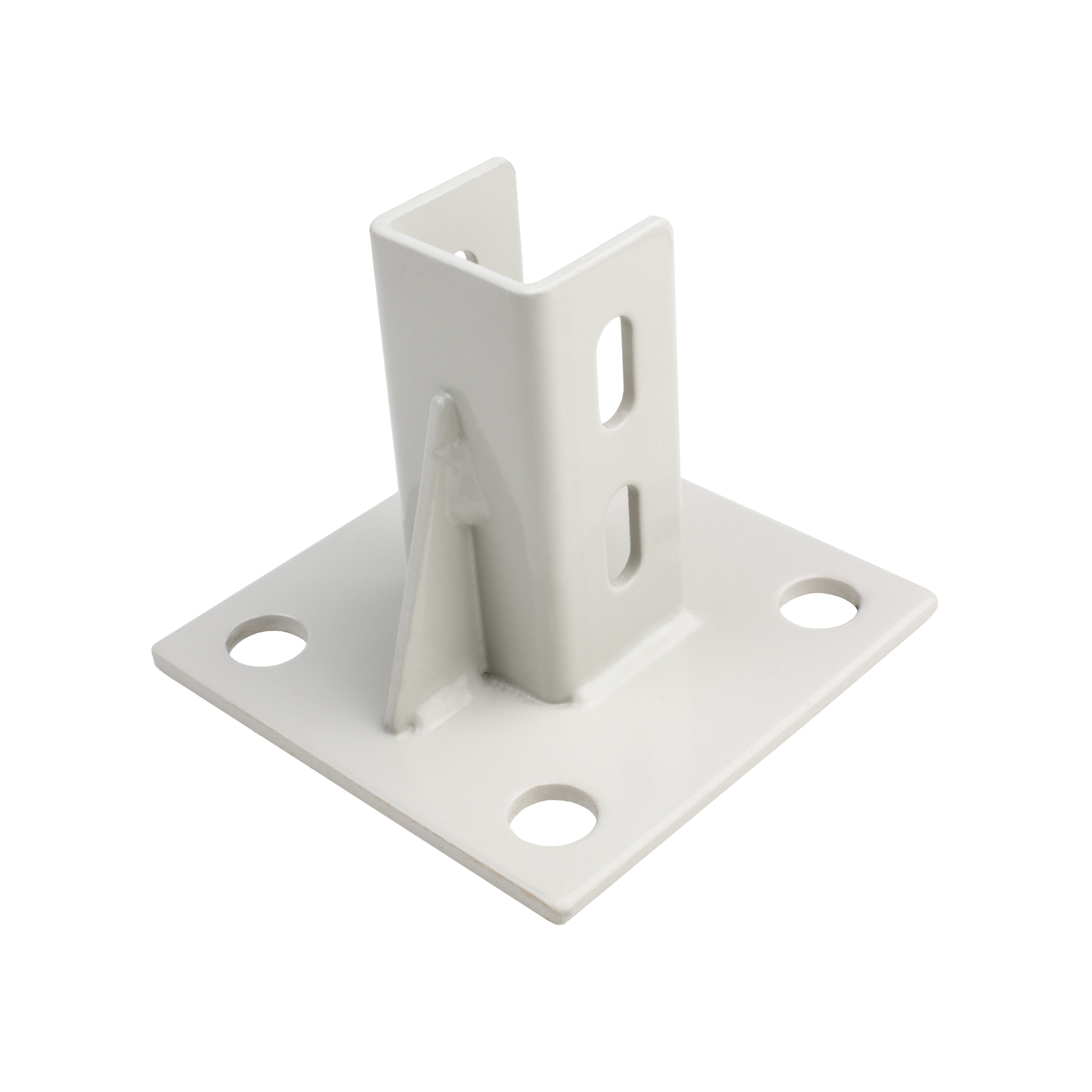 Pfostenkonsole Bodenmontage 30x30 Aluprofil inkl. Profil-Verschraubung - 1 Stück