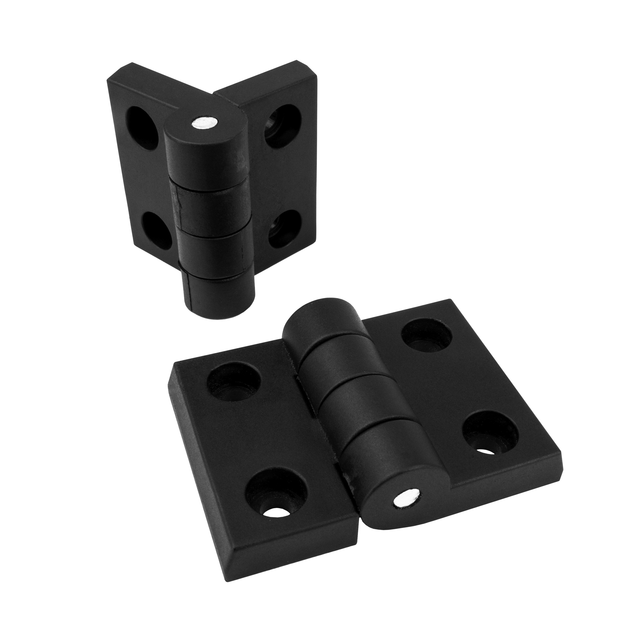 Scharnier Standard Nut 10 für 45-er inkl. Verschraubung - 4 Stück