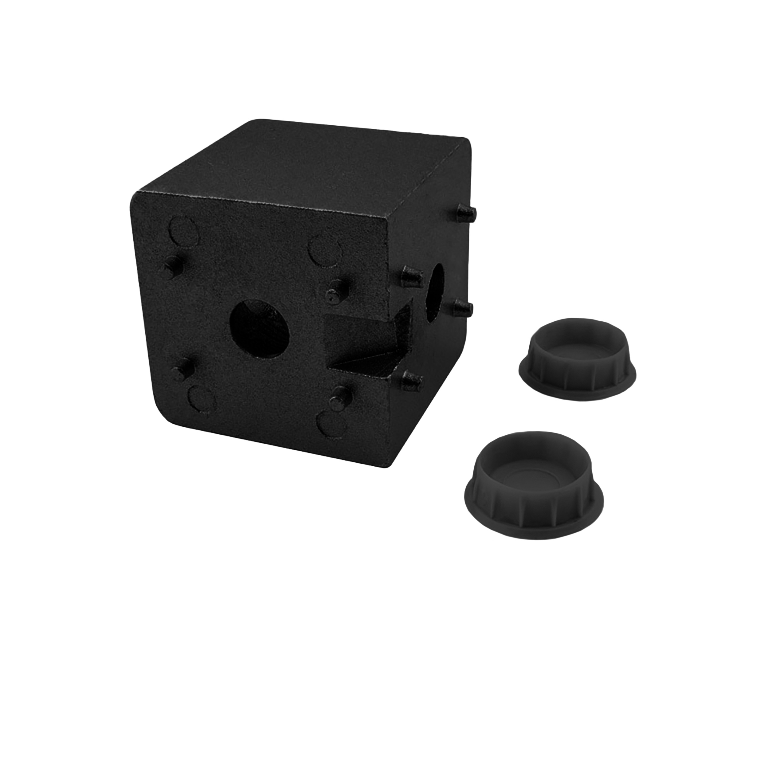 KLAK 40 - 2-Wege Würfelverbinder Eck-Verbinder für Aluprofil 40x40 schwarz KLAK 40 - 2-Wege Würfelverbinder Eck-Verbinder Aluprofil 40x40 schwarz 1 Stück