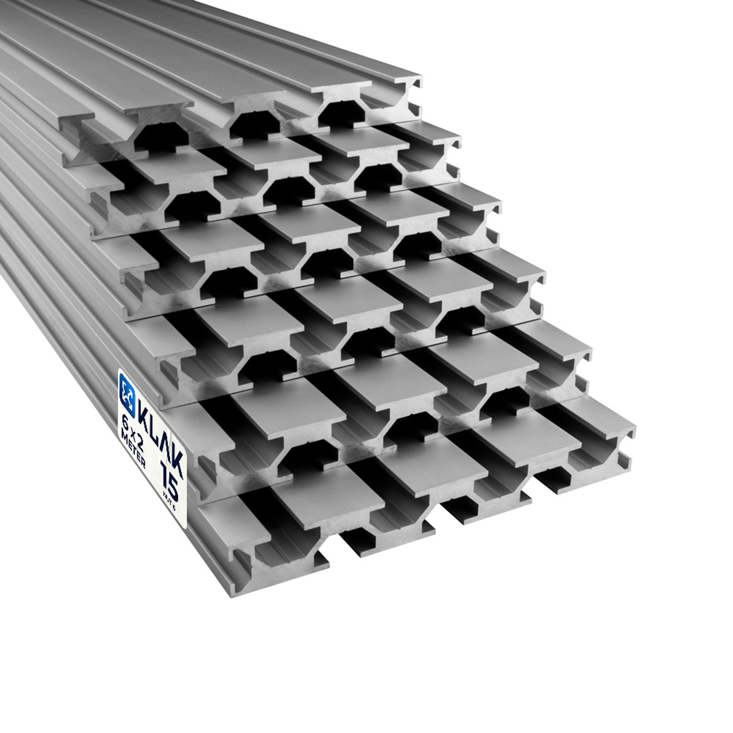 Alu Profil 6 Stück 15x120mm 2m System-, Montage-, Konstruktionsprofil Nut 8 Alu Profil 6 Stück 15x120mm 2m System-, Montage-, Konstruktionsprofil Nut 8