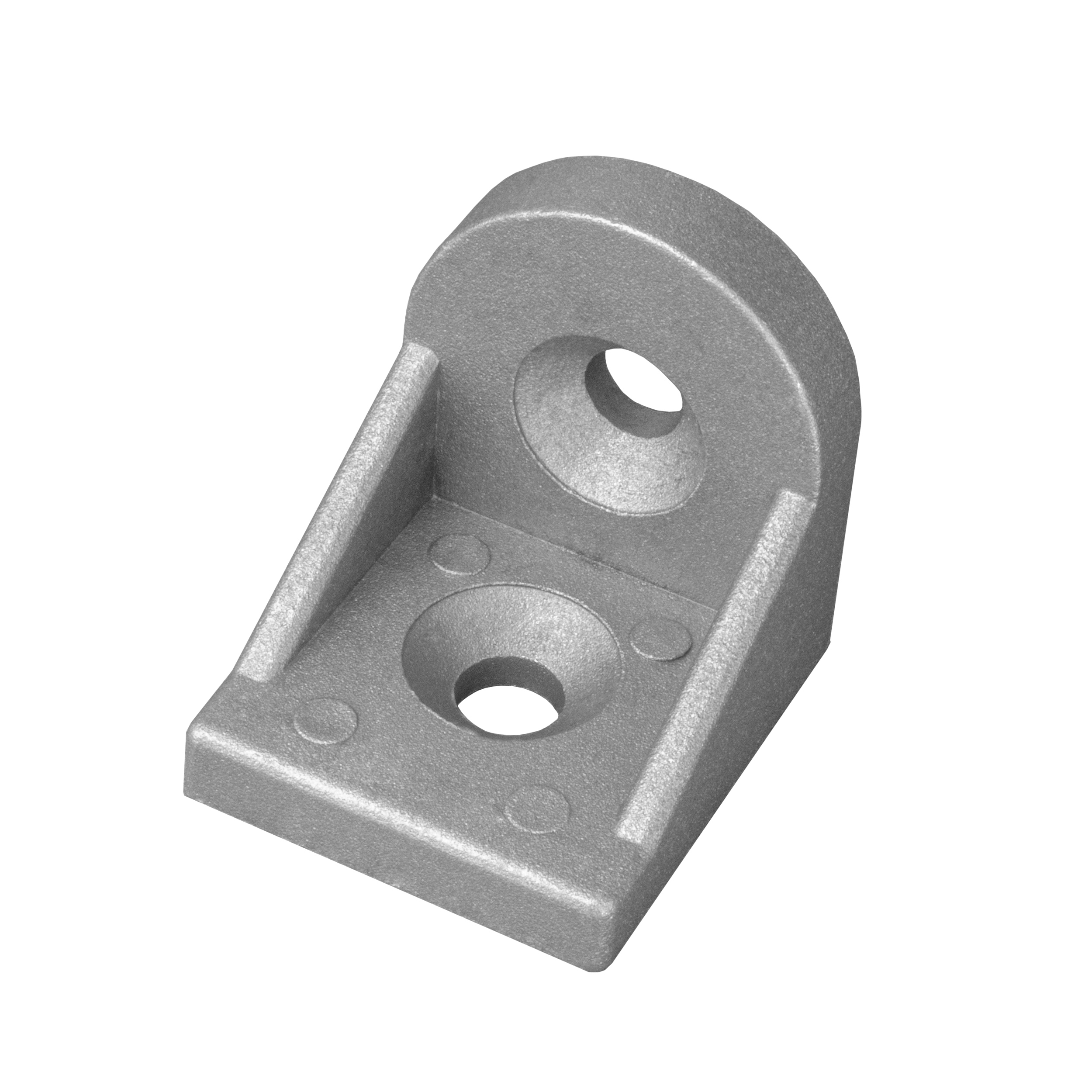 Drehwinkel Verbinder ink. Schrauben und Nutensteine Nut 10 für Aluprofil 45-er - 1 Stück