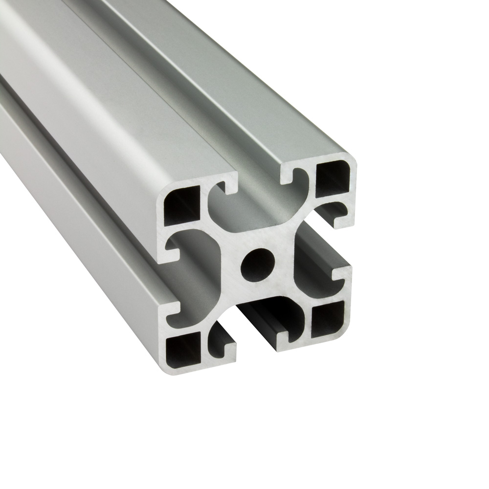 Alu Profil 4 Stück 40x40mm 3m System-, Montage-, Konstruktionsprofil Nut 8 KLAK - Aluprofil 3m System-, Montage-, Konstruktionsprofil Nut 8 40x40 silber