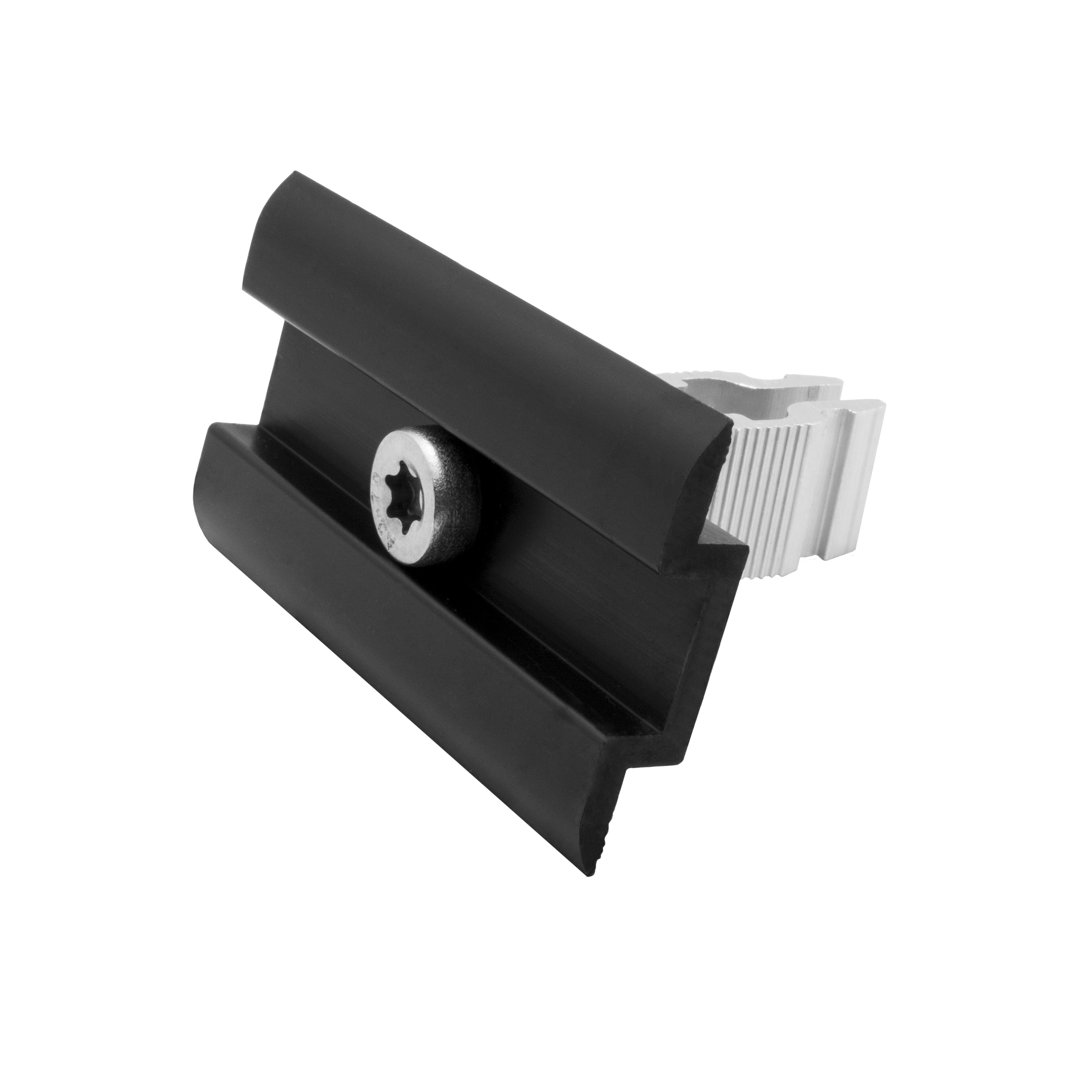 Solarprofile - 1x Mittelklemme schwarz - ohne MwSt. - TKSK-30 - PV-Profile - für Kreuzklemme - Zubehör