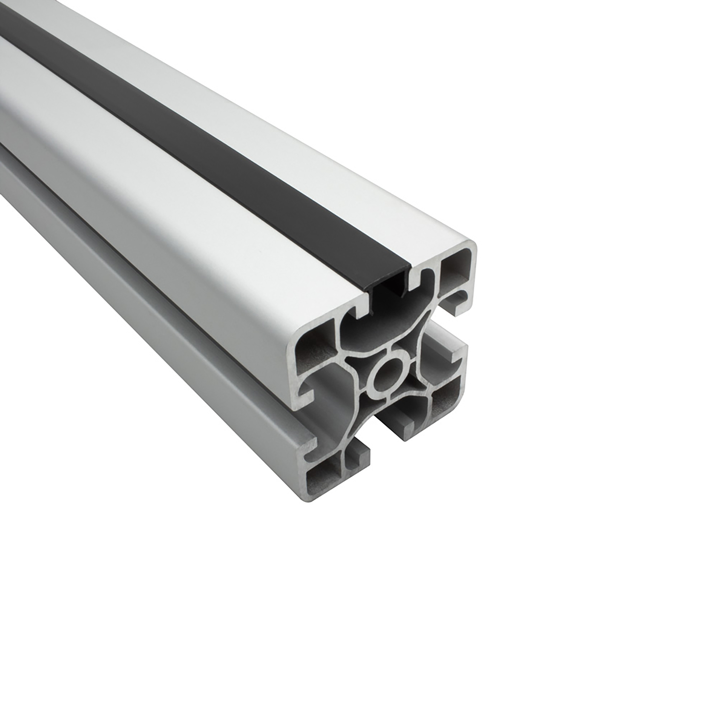 Abdeckungen für Alu-Profil Nut 8 - Typ-I - Typ-B - schwarz - 2m - 1 Stück Abdeckungen für Alu-Profil Nut 8 - Typ-I - Typ-B - schwarz - 2m - 1 Stück