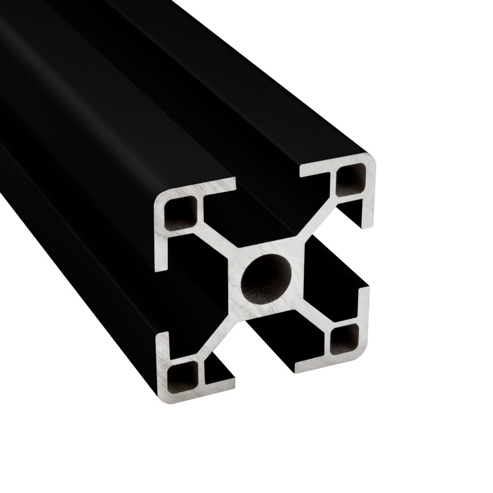 Alu Profil 6 Stück 30x30mm 2m System-, Montage-, Konstruktionsprofil Nut 8 schwarz