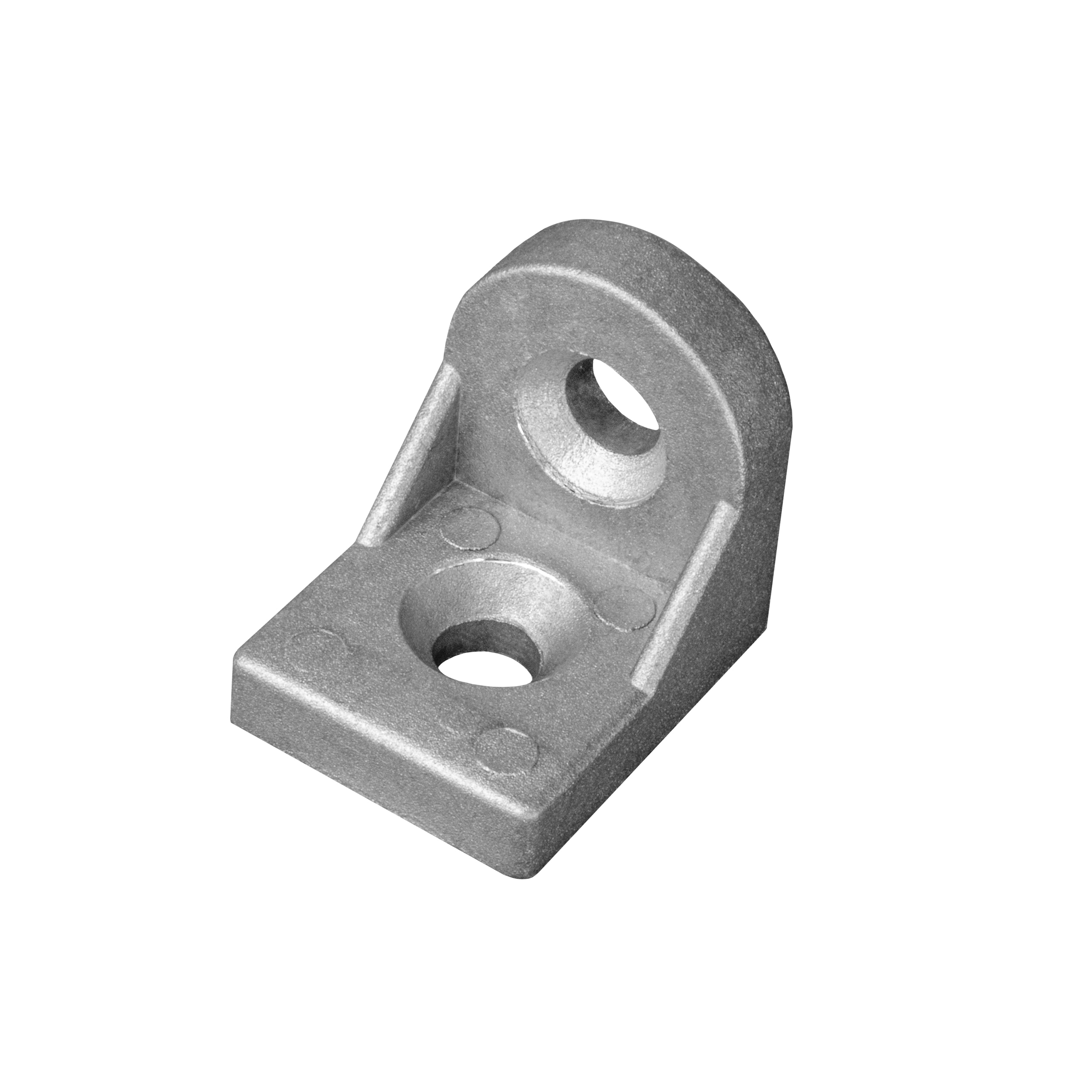 Drehwinkel Verbinder ink. Schrauben und Nutensteine Nut 8 für Aluprofil 40-er -1 Stück