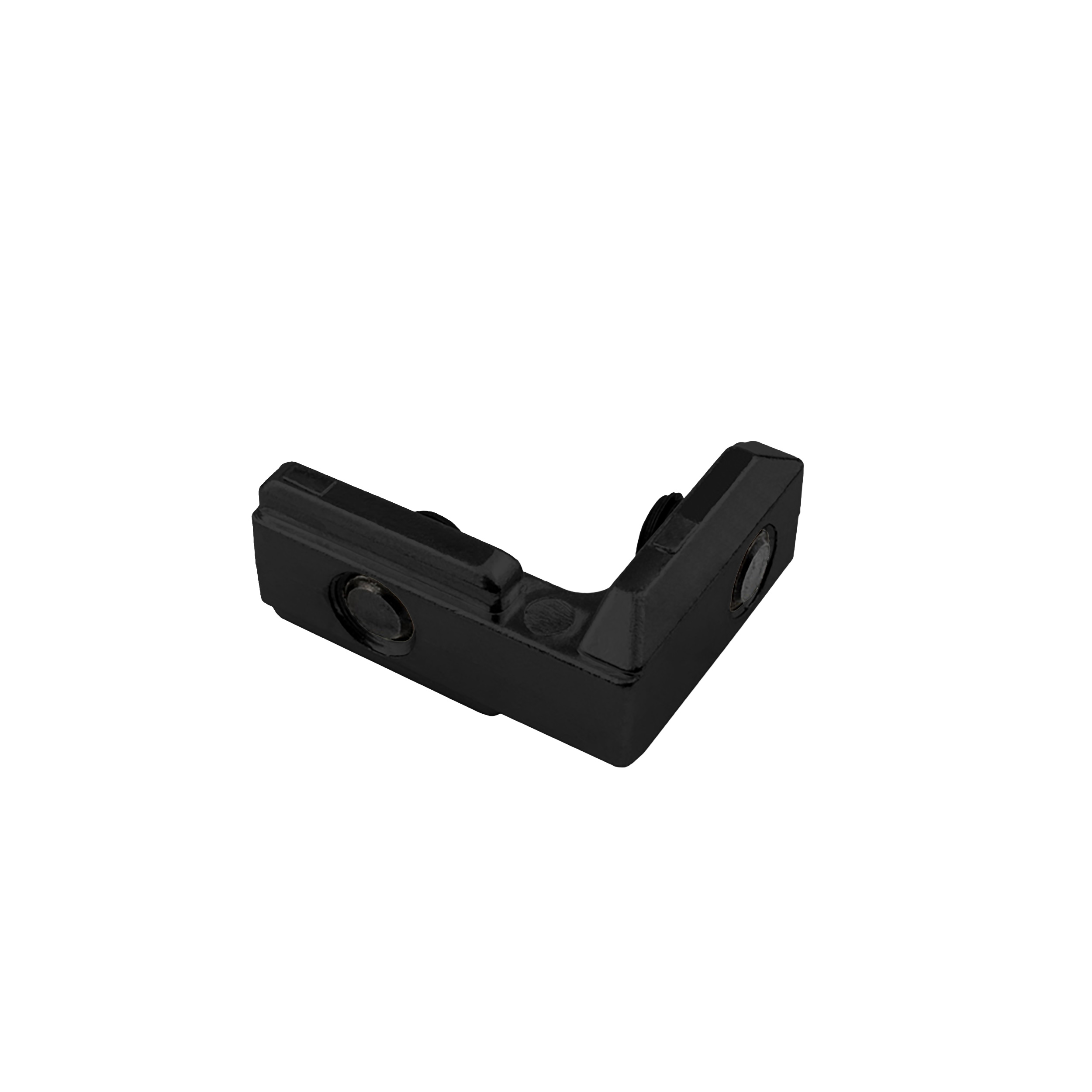 KLAK 45 - Innenwinkel Aussenwinkel M8 Nut 10 Aluprofil 45-er schwarz -1 Stück