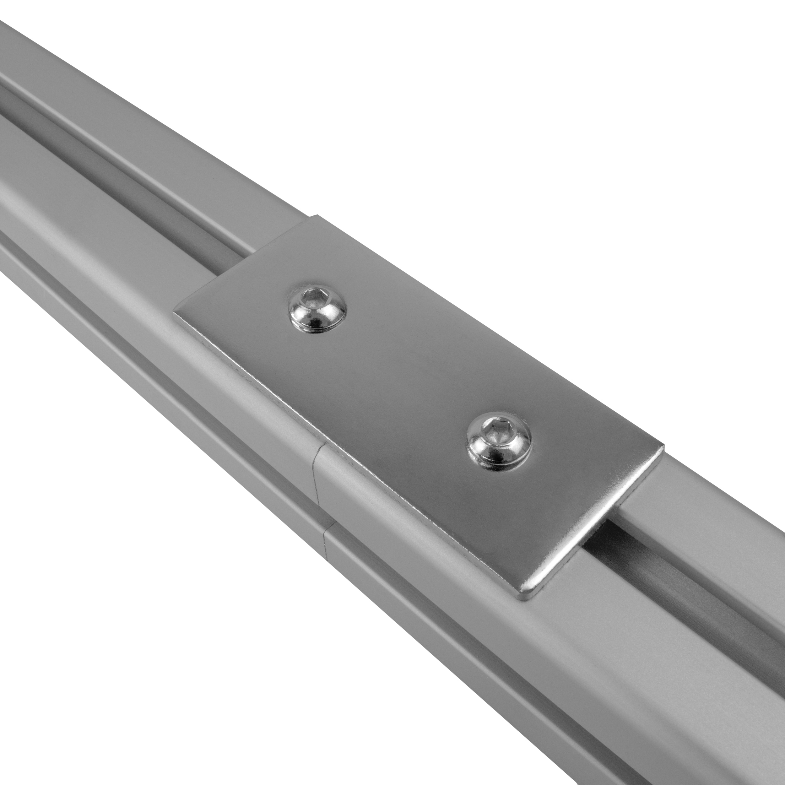 Verbinderplatte - I - 80x35mm Aussen Flachverbinder 40x40 Aluprofil - 4 Stück inkl. Verschraubung