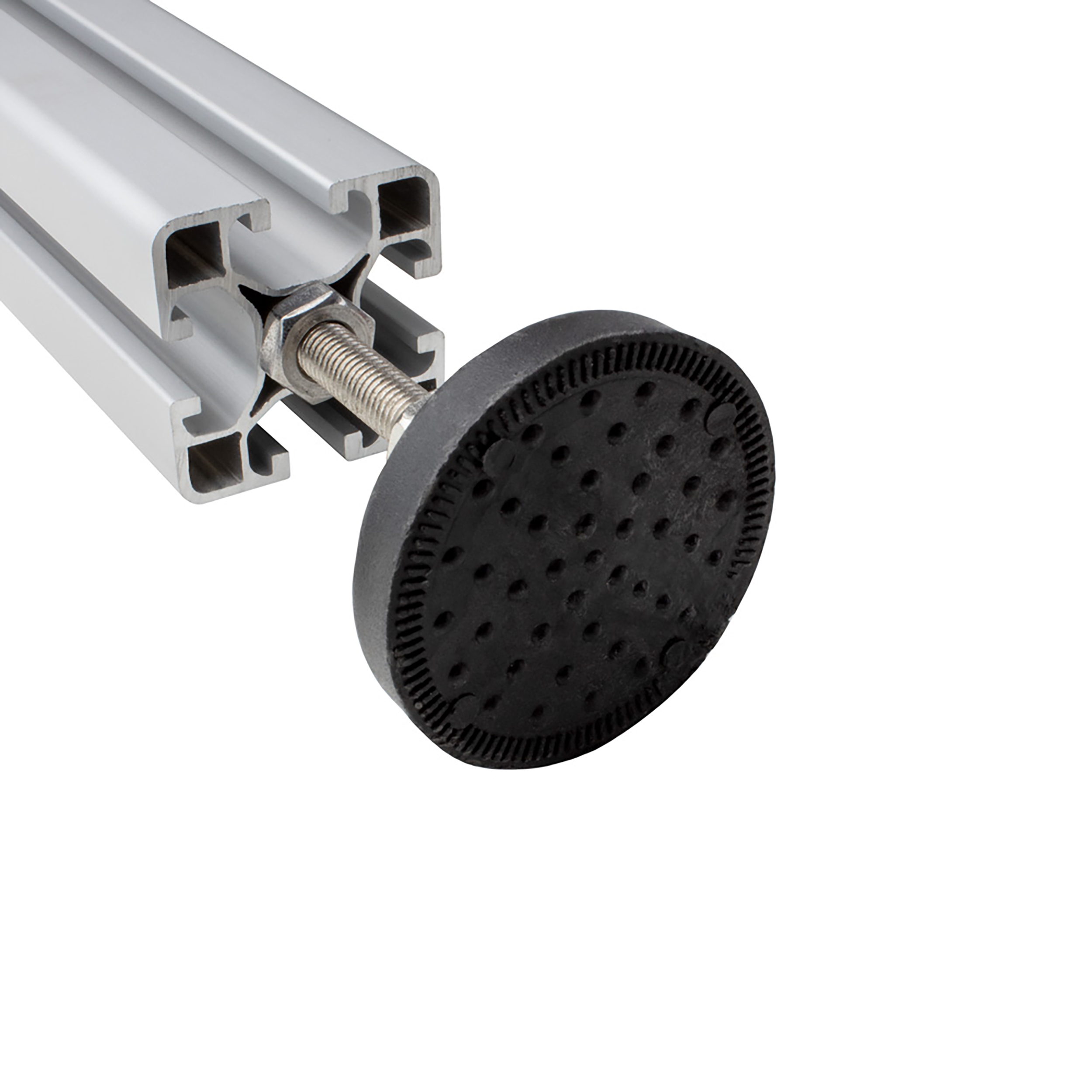Gelenkfuss Standfuss M8x50mm Teller 50mm für Aluprofil 30-er, 40-er - 1 Stück Gelenkfuss Standfuss M8x50mm Teller 50mm für Aluprofil 30-er, 40-er - 1 Stück