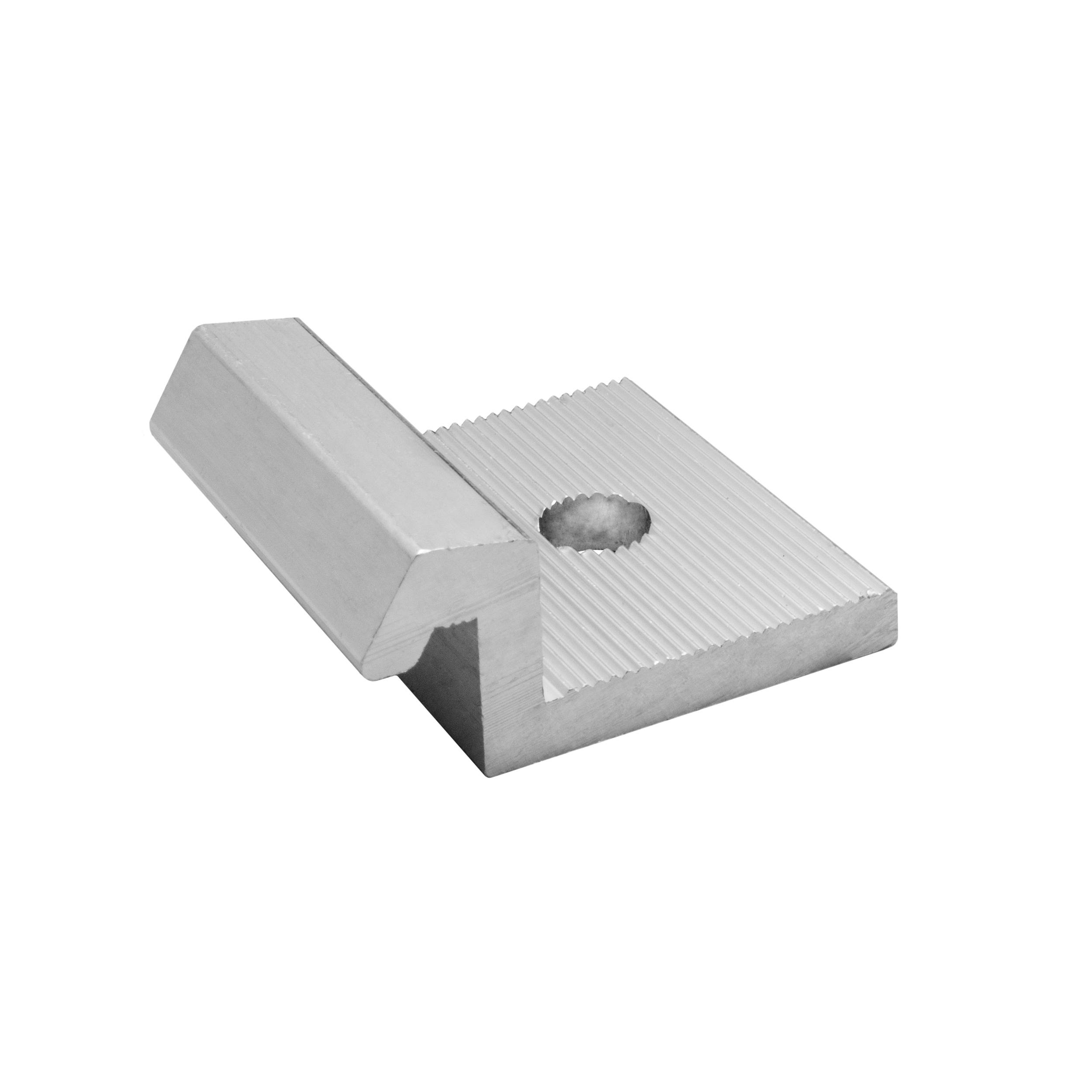 Solarprofile - 1x Kreuzklemme silber - ohne MwSt. - TKSK-30 - PV-Profile - für Kreuzklemme - Zubehör