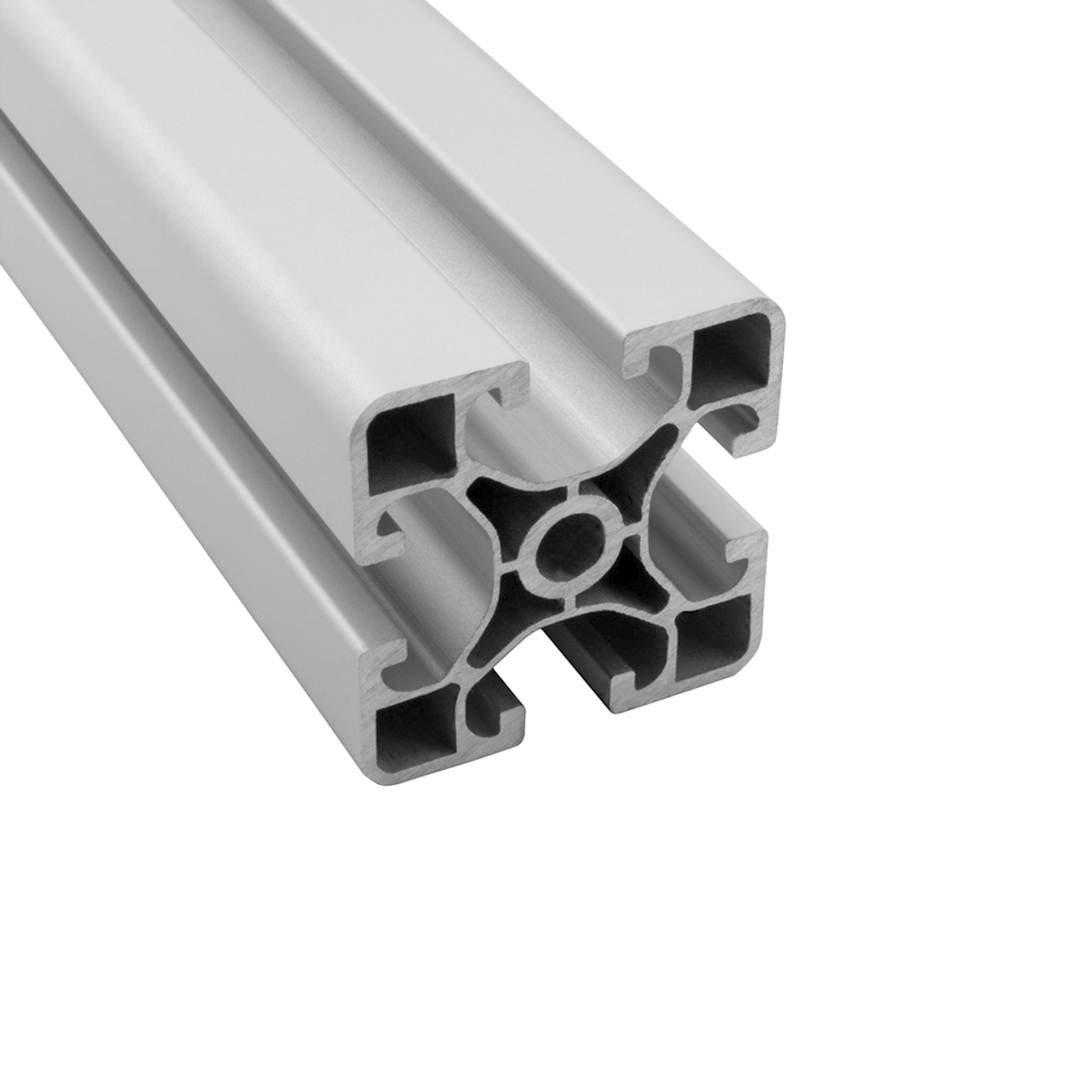 Alu Profil 4 Stück 40x40mm light 3m System-, Montage-, Konstruktionsprofil Nut 8 KLAK 40 - Aluprofil 4 Stück 40x40mm light 3m System-, Montage-, Konstruktionsprofil Nut 8