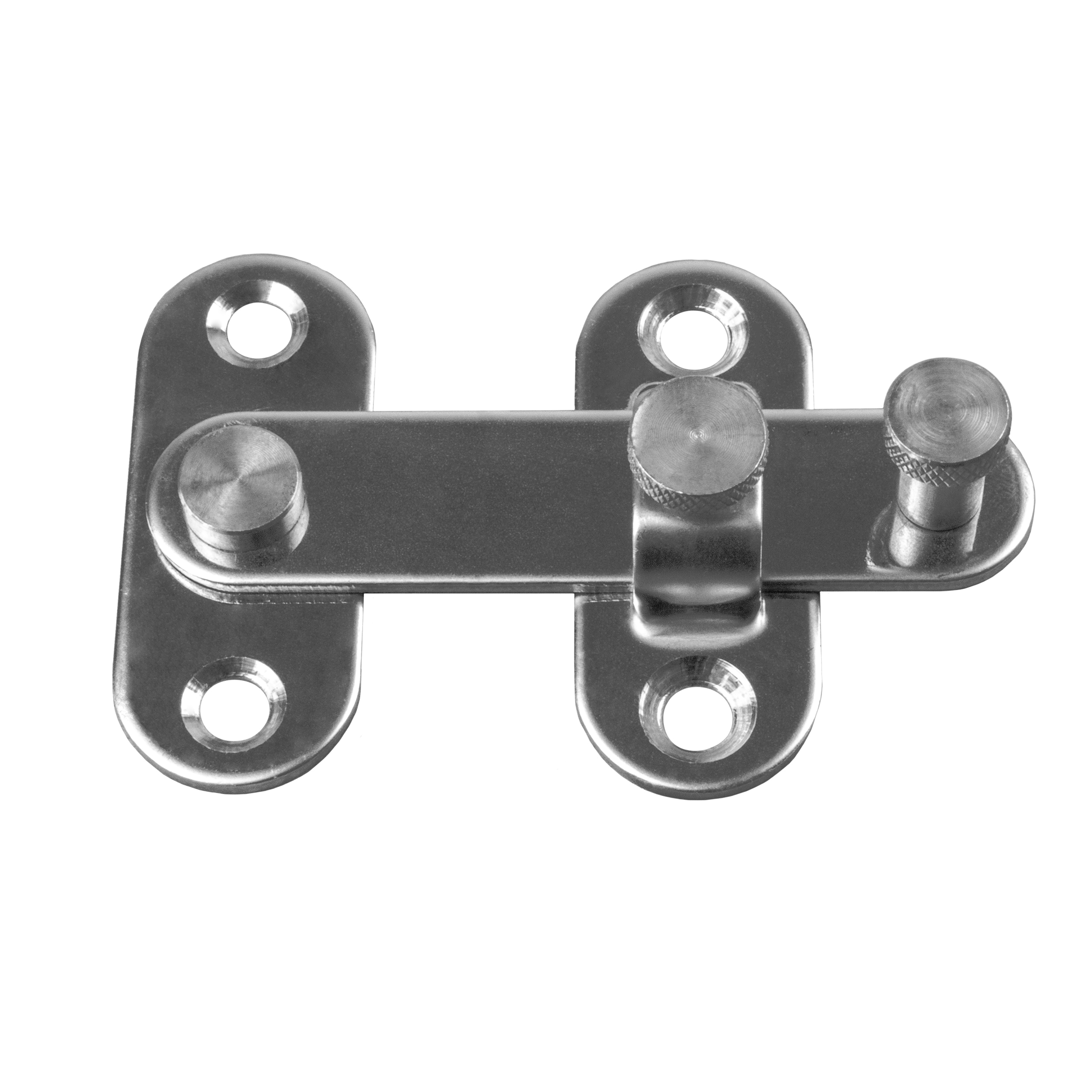 Türriegel Schwenkverriegelung Edelstahl Nut 8 für 40-er Profile - 1 Stück