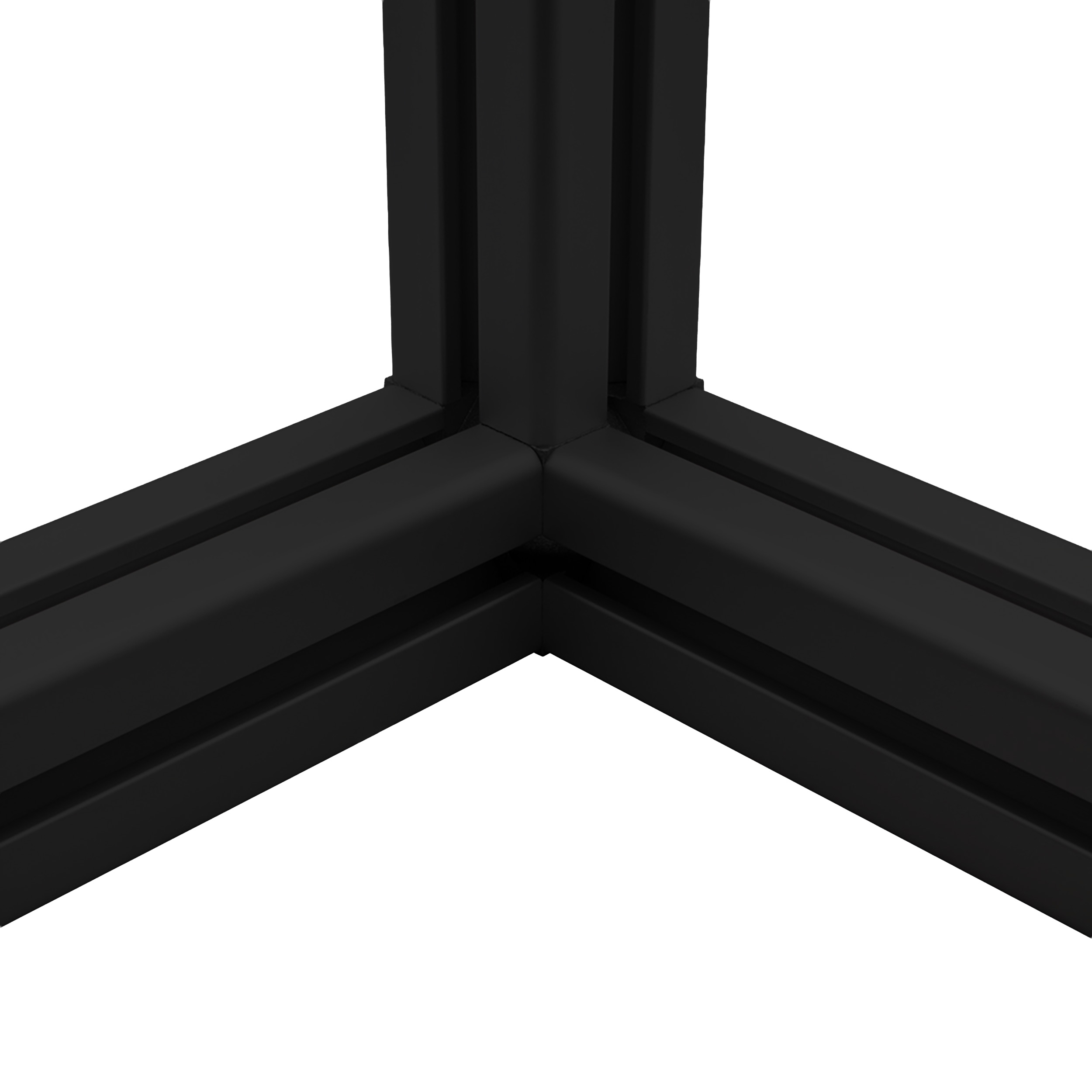 KLAK 40 - 3-Wege Würfelverbinder Eck-Verbinder Aluprofil 40x40 schwarz KLAK 40 - 3-Wege Würfelverbinder Eck-Verbinder Aluprofil 40x40 schwarz - 1 Stück