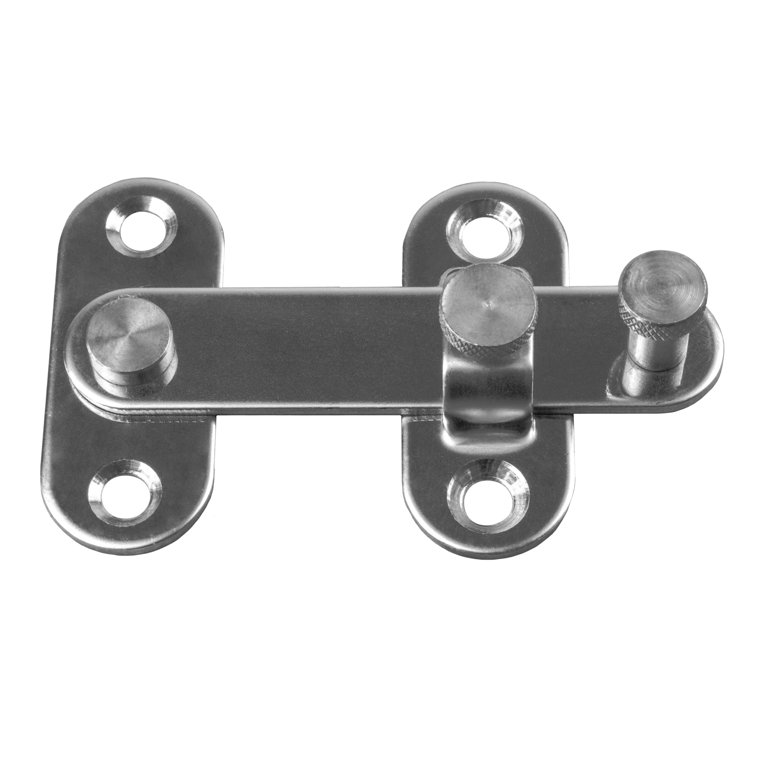 Türriegel Schwenkverriegelung Edelstahl Nut 8 für 45-er Profile - 1 Stück